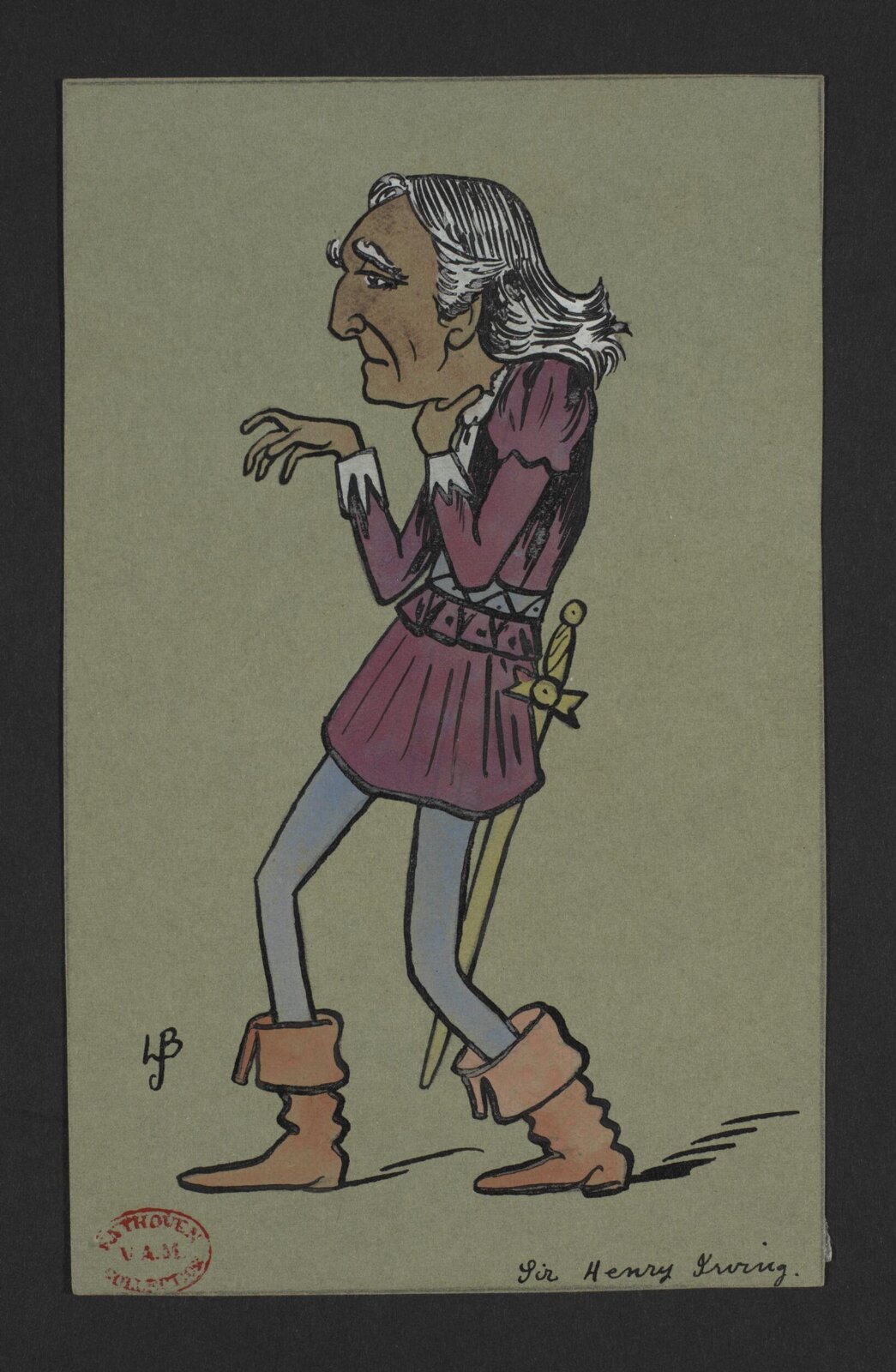 Drawing, L.J. Binns, ca.1896
