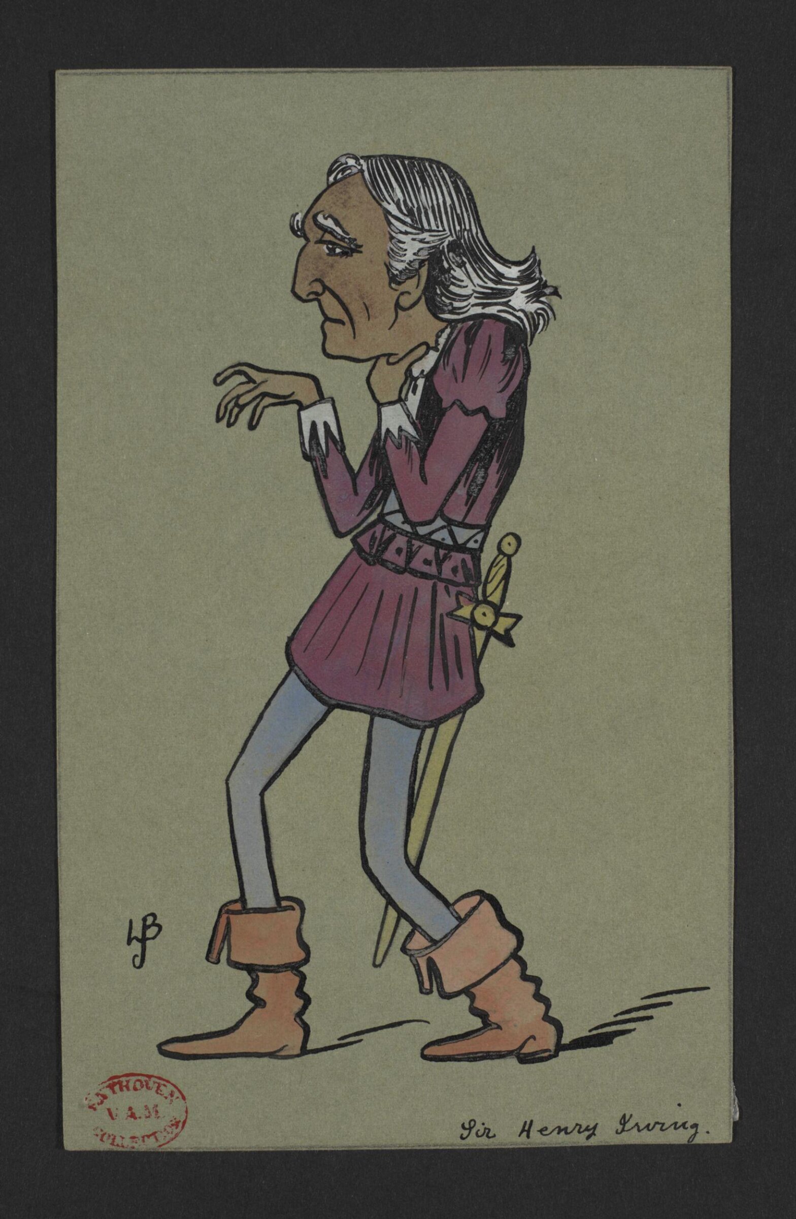 Drawing, L.J. Binns, ca.1896