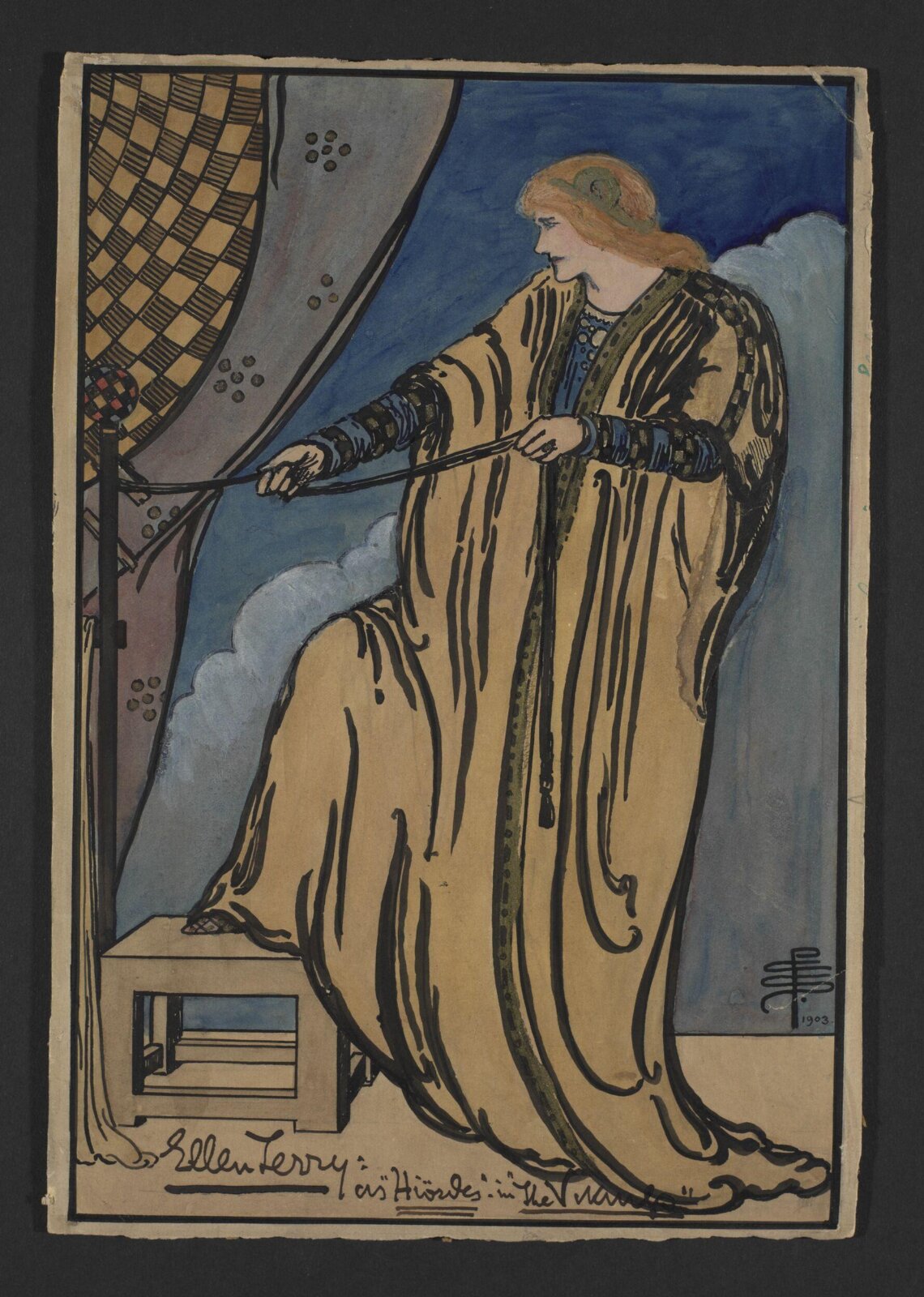 Drawing, Pamela Colman Smith, 1903