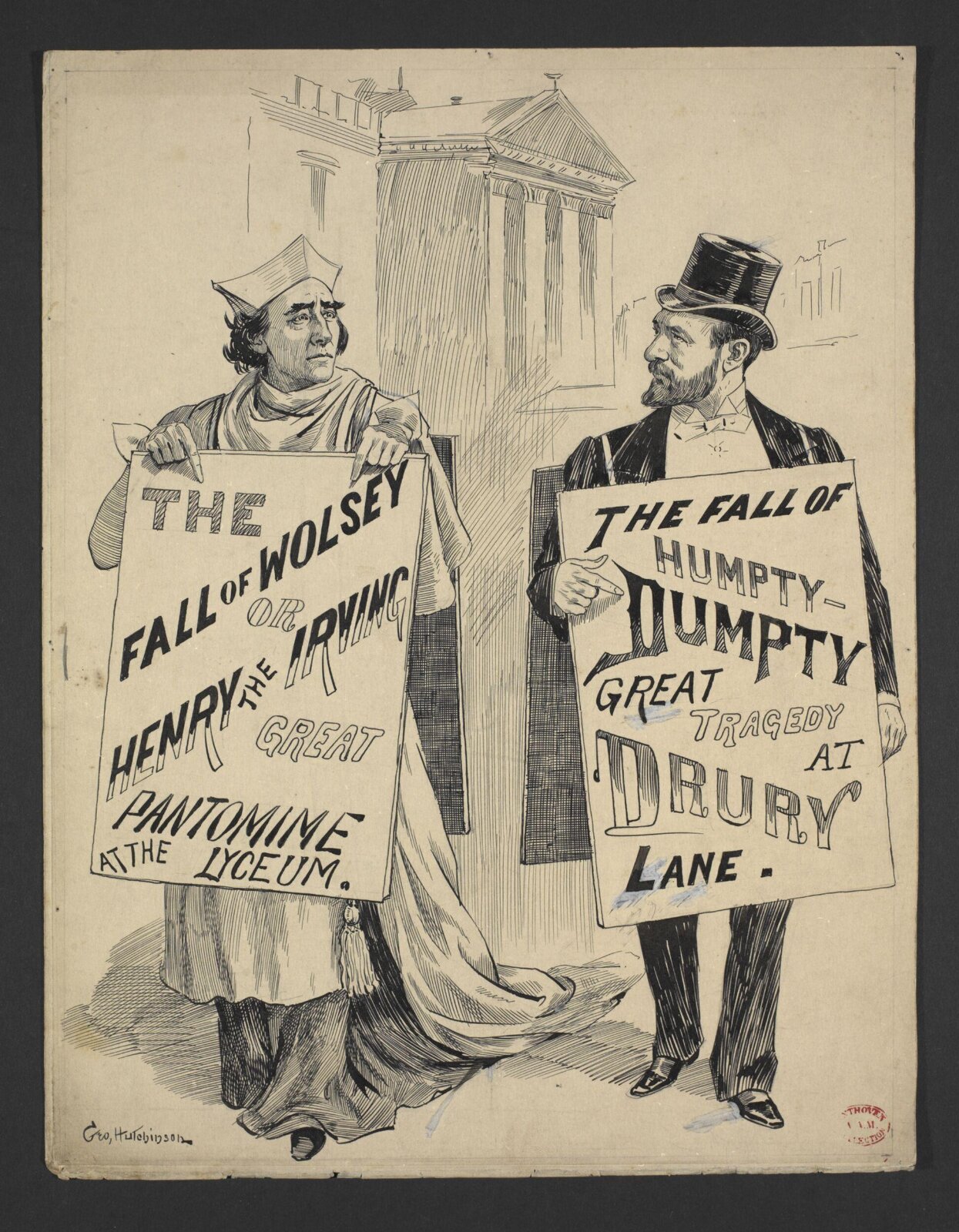 Drawing, George Hutchinson, ca.1892