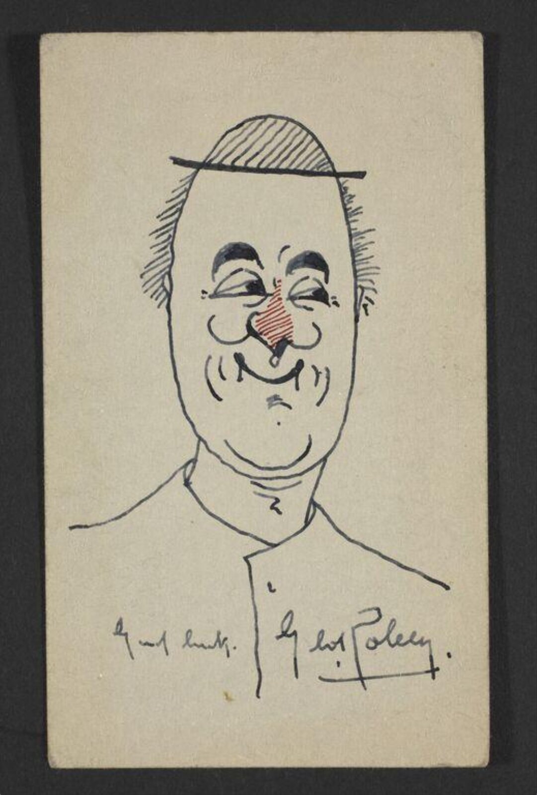 Drawing, George Robey, c.1930