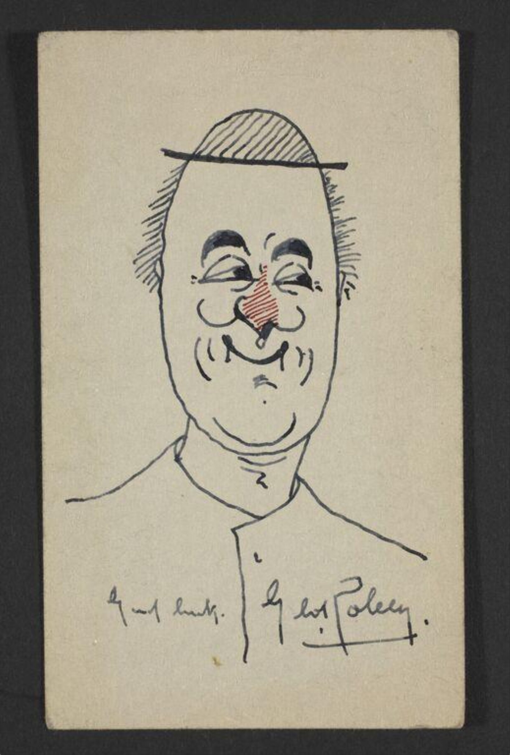 Drawing, George Robey, c.1930