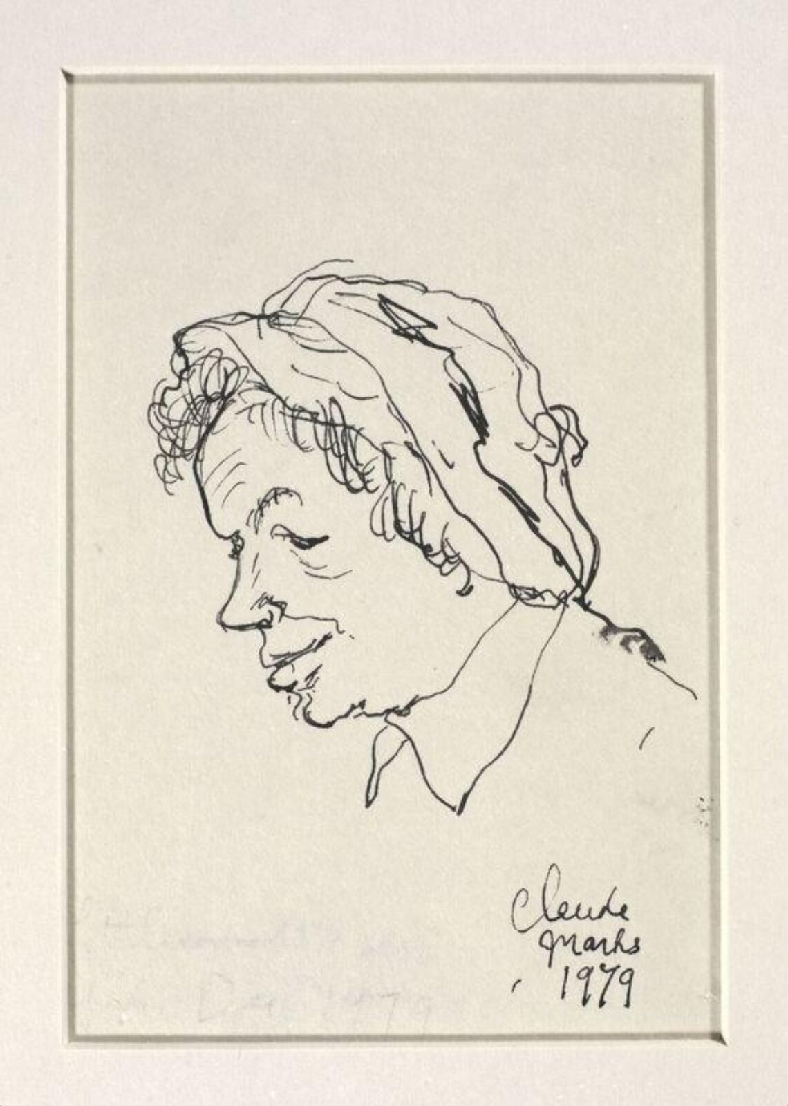 Drawing, Claude Marks, 1979