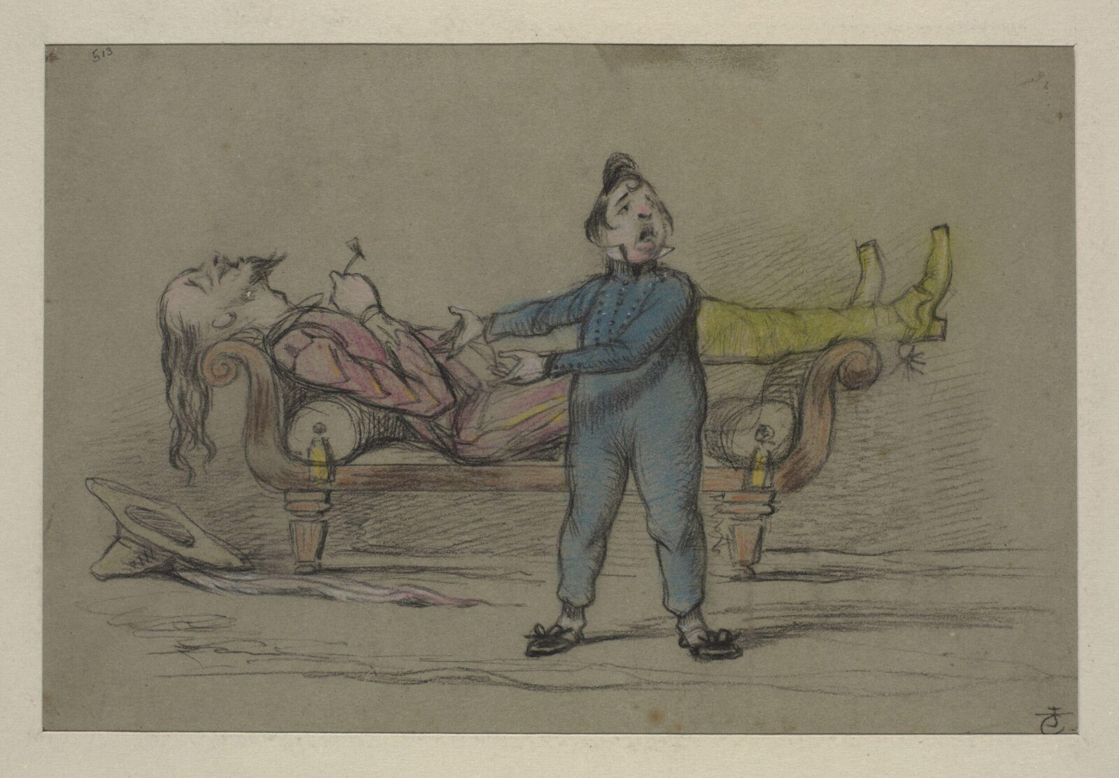 Drawing, John Tenniel, ca. 1850
