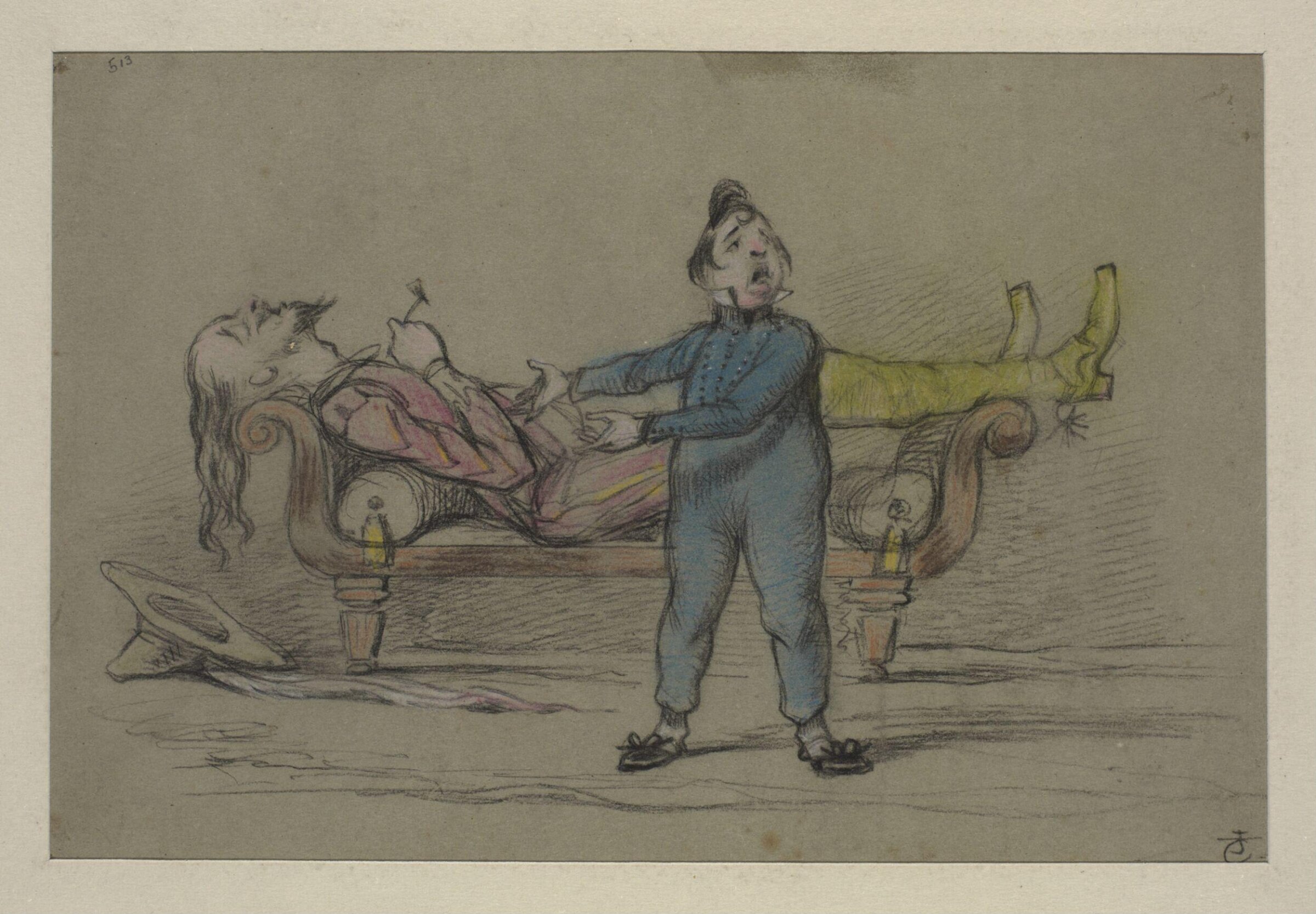 Drawing, John Tenniel, ca. 1850