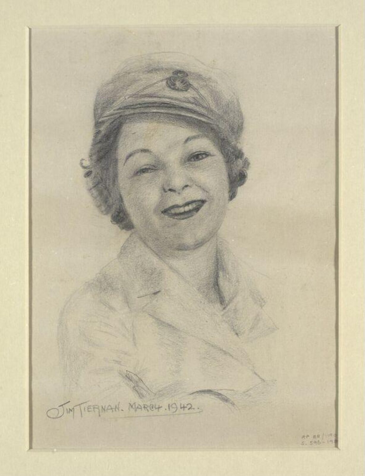 Drawing, Jim Tiernan, 1942