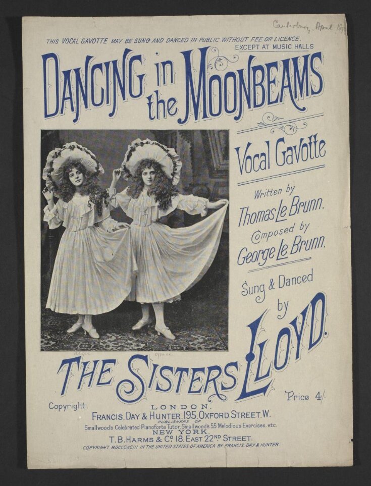 Dancing In The Moonbeams top image