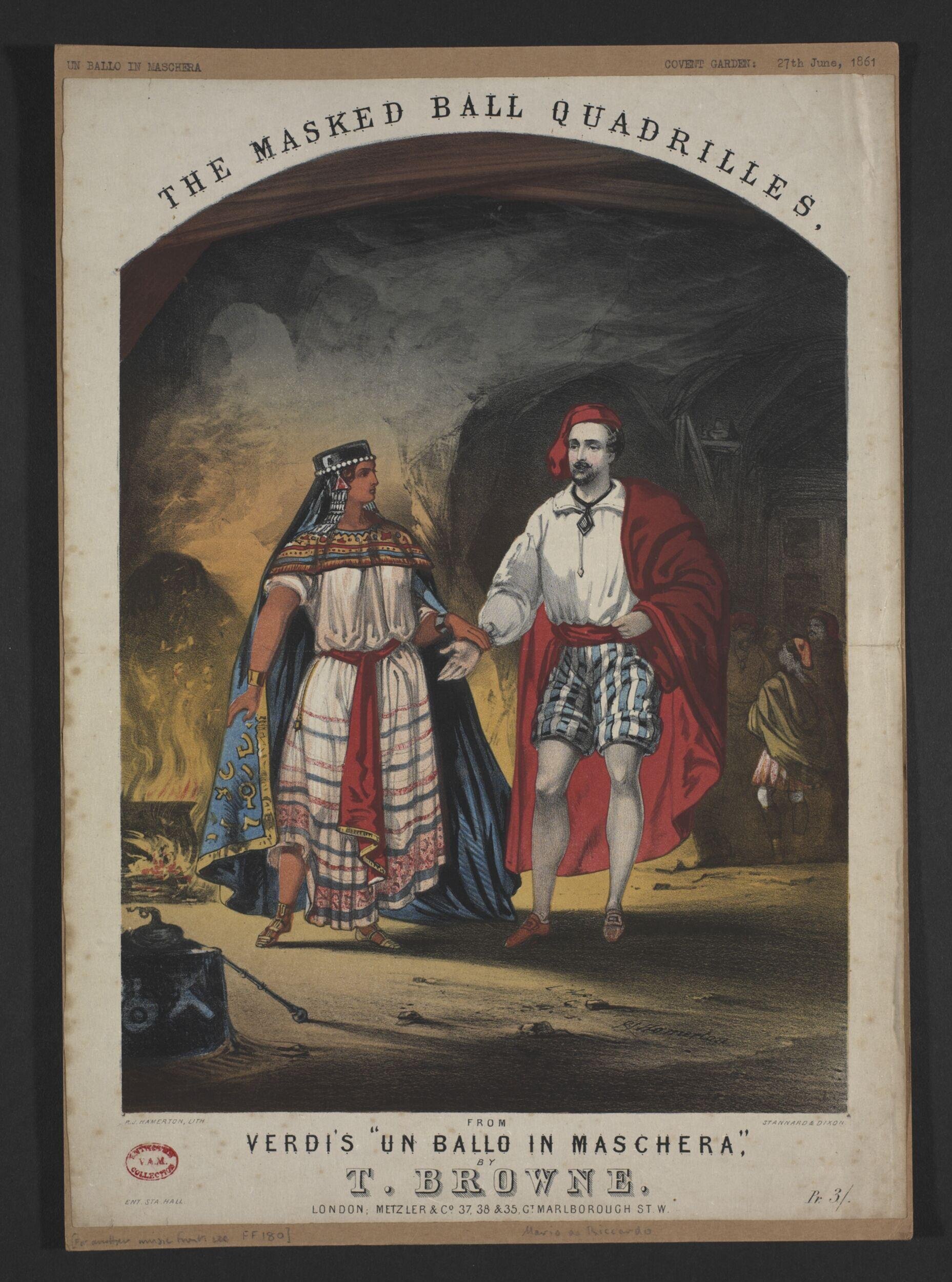 <i>The Masked Ball Quadrilles</i> by Metzler & Co.