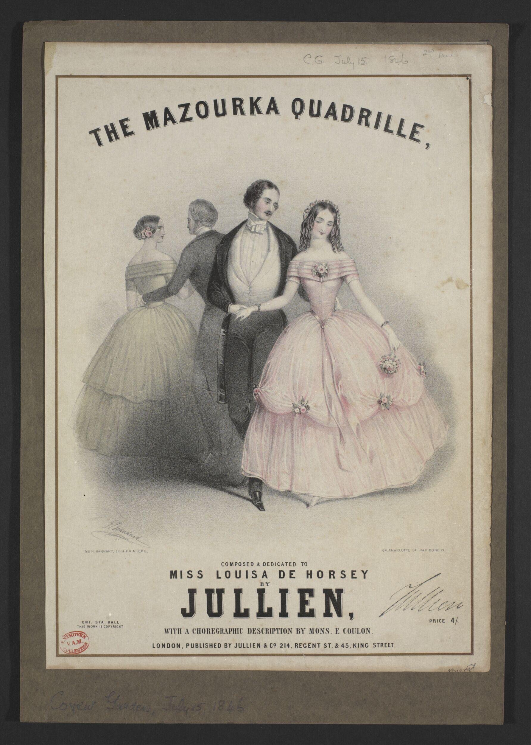 The Mazourka Quadrille by Jullien & Co