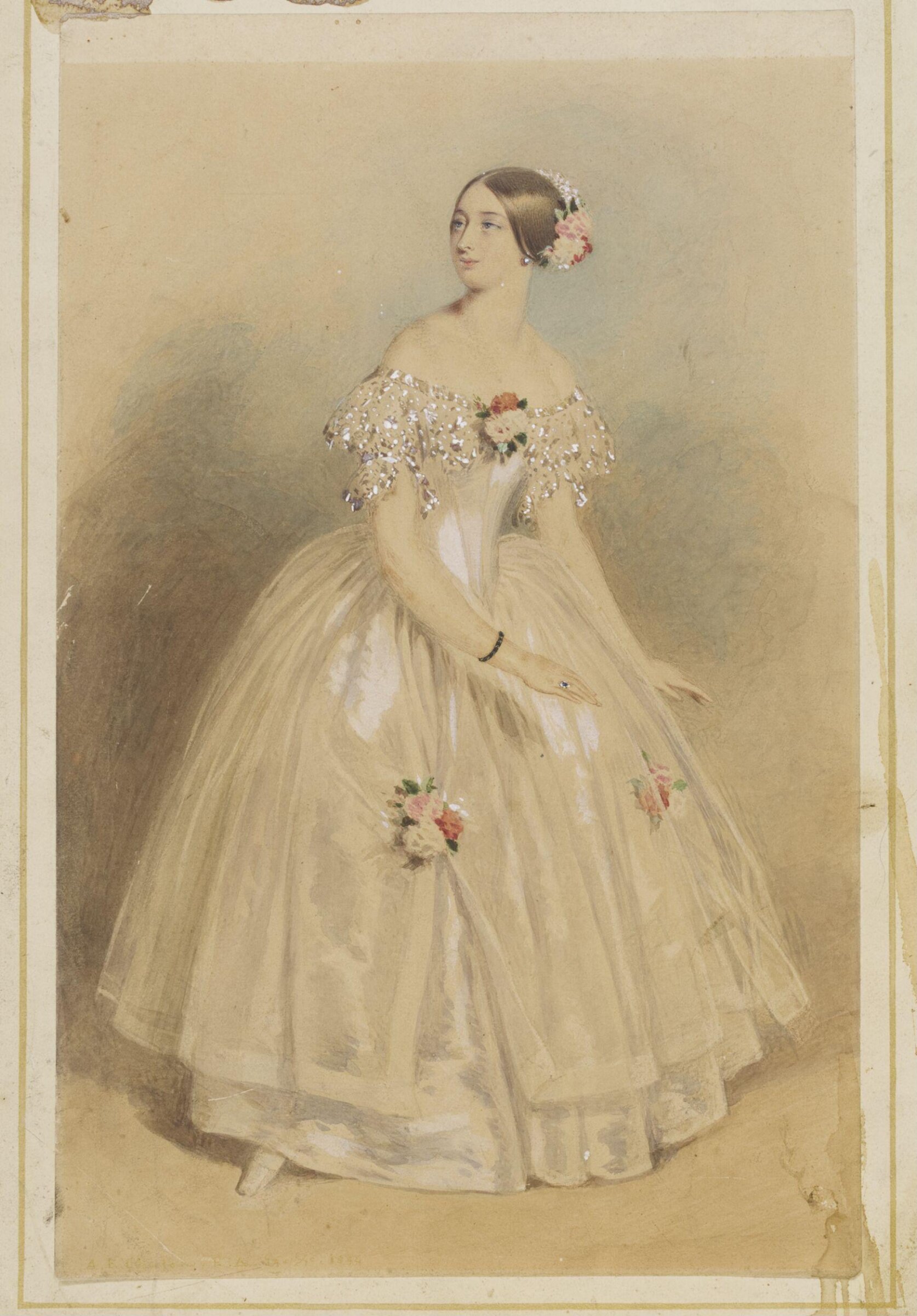 Drawing, Alfred Edward Chalon, 1844