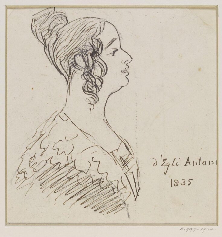 drawing of Madame d'Egli Antoni top image