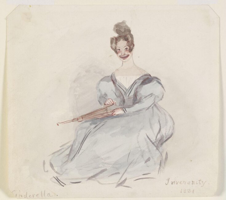 drawing of Madame Inverarity as Cinderella top image