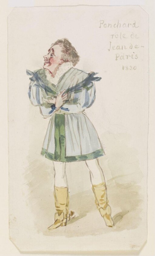 Ponchard as Jean de Paris (1830) by Louis Chalon