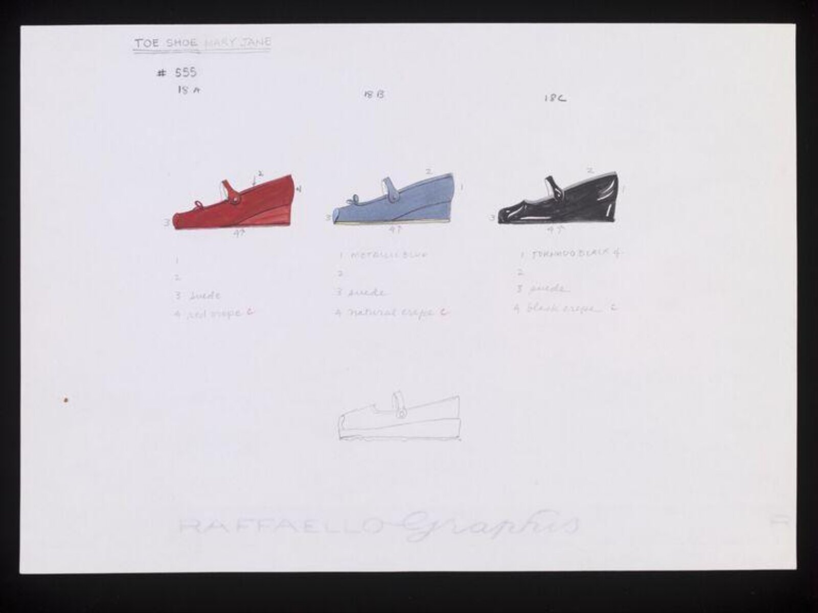 Toe Shoe Mary Jane, Barbara Nessim, 1973