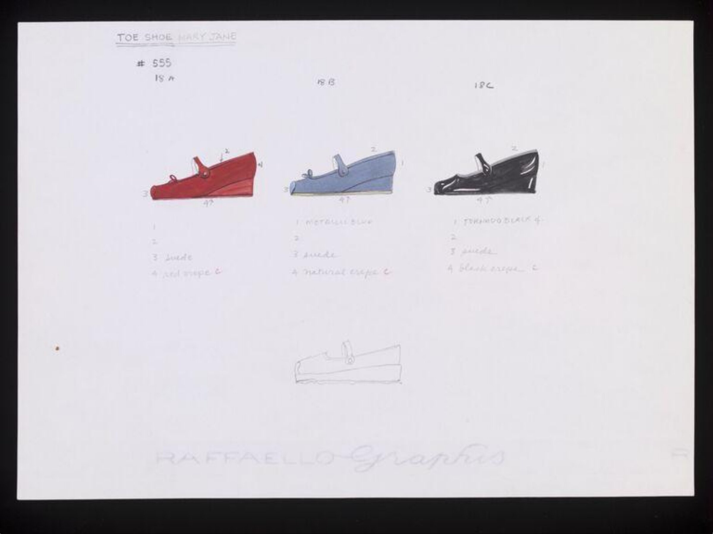 Toe Shoe Mary Jane, Barbara Nessim, 1973
