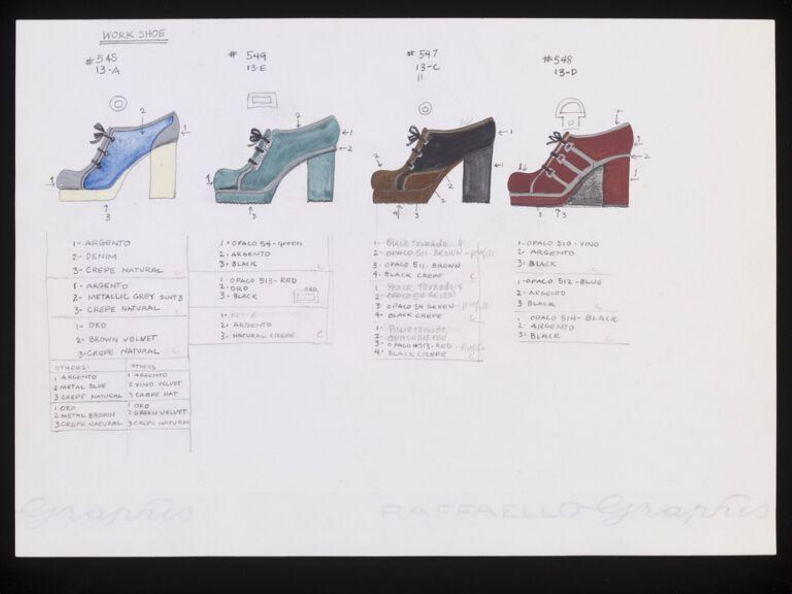 Work Shoe, Barbara Nessim, 1973