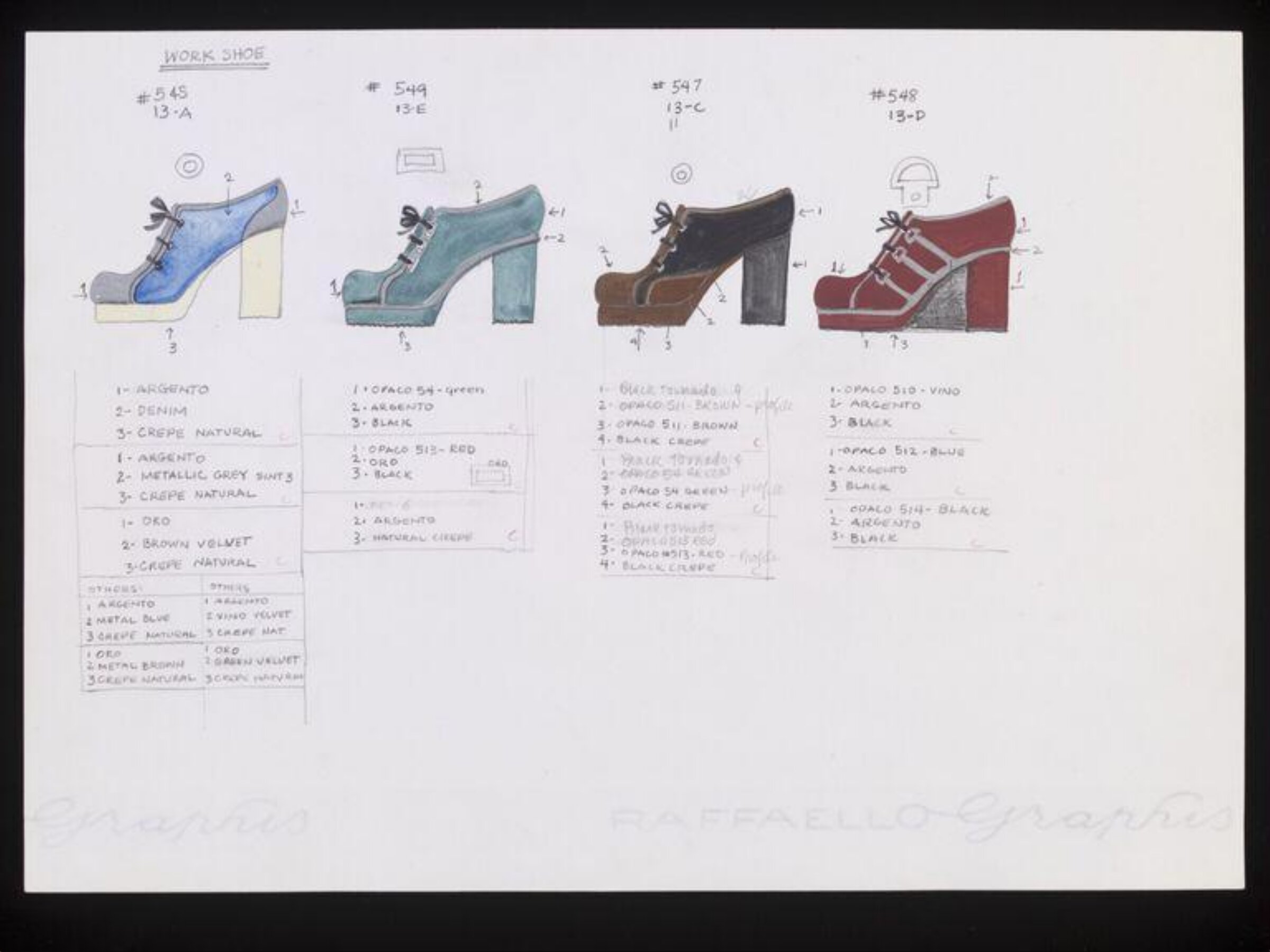 Work Shoe, Barbara Nessim, 1973