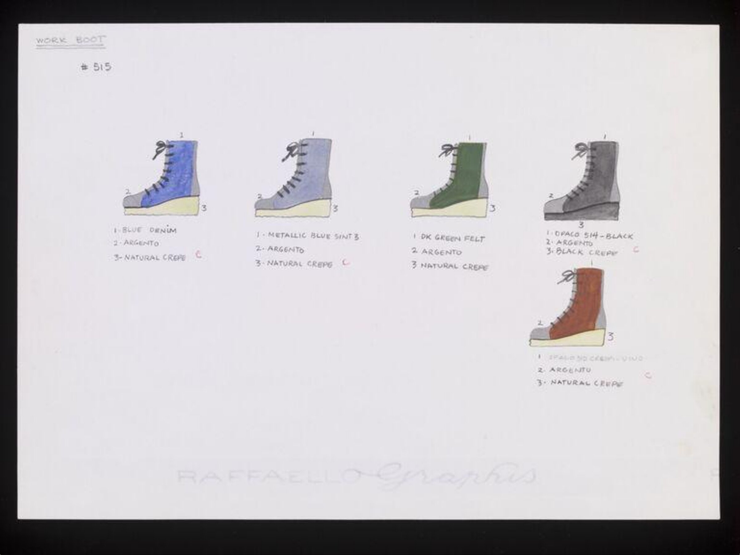 Work Boot, Barbara Nessim, 1973