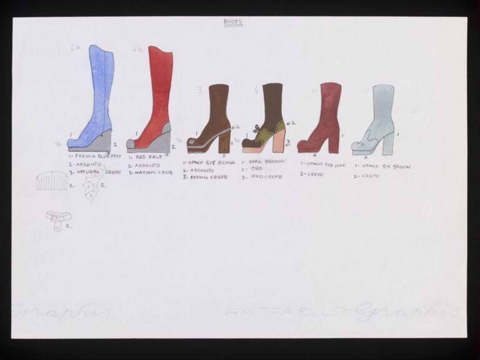 Boots, Barbara Nessim, 1973