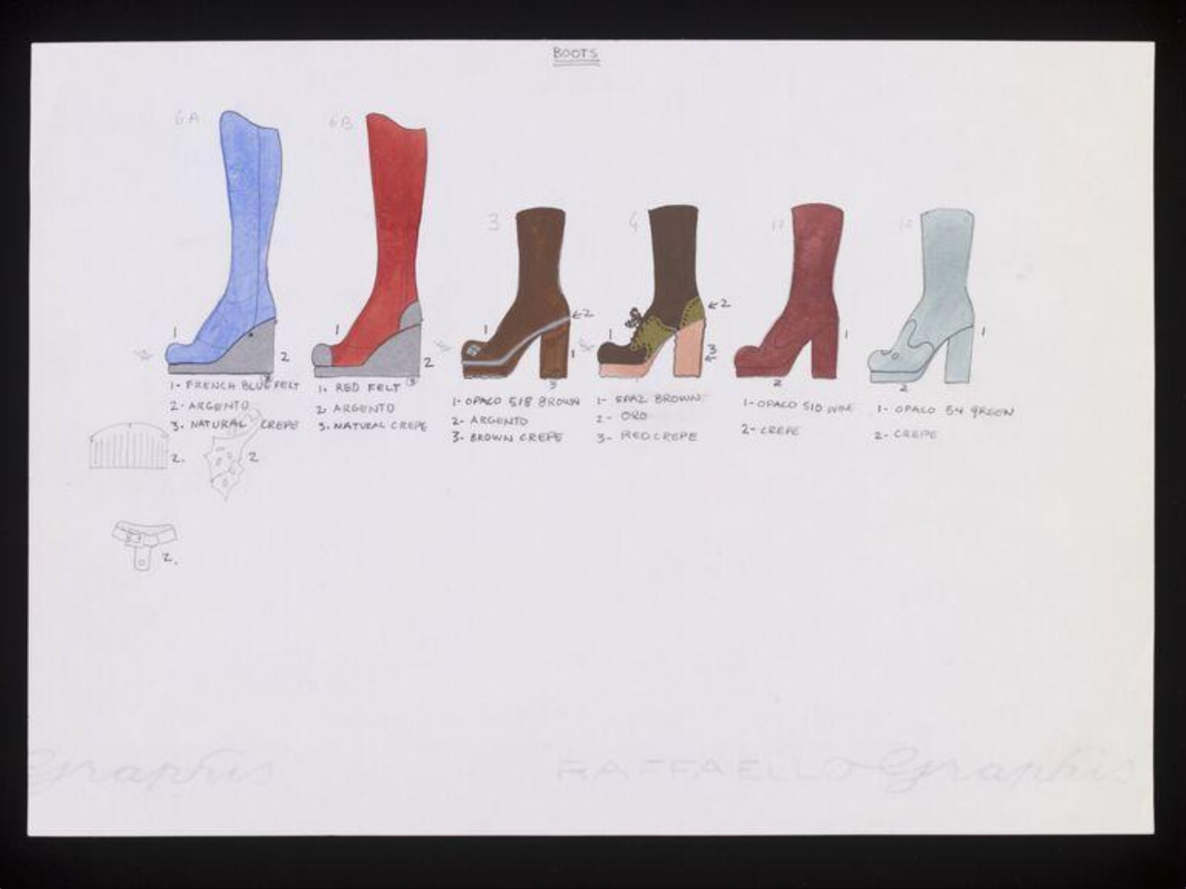 Boots, Barbara Nessim, 1973