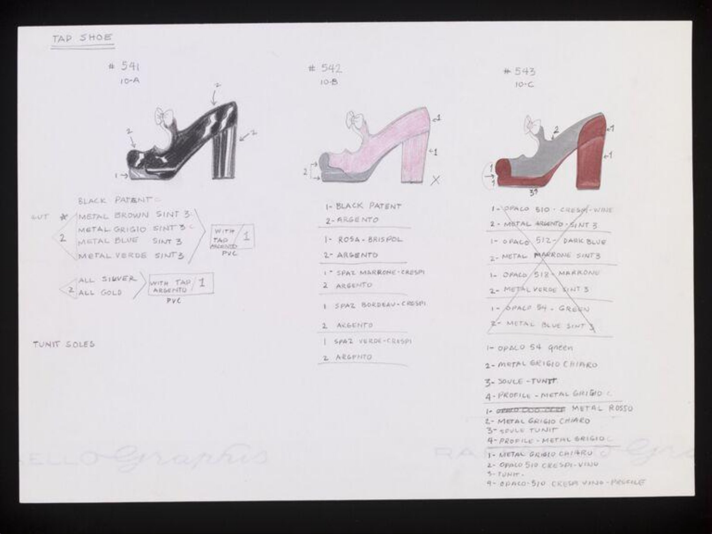 Tap Shoe, Barbara Nessim, 1973
