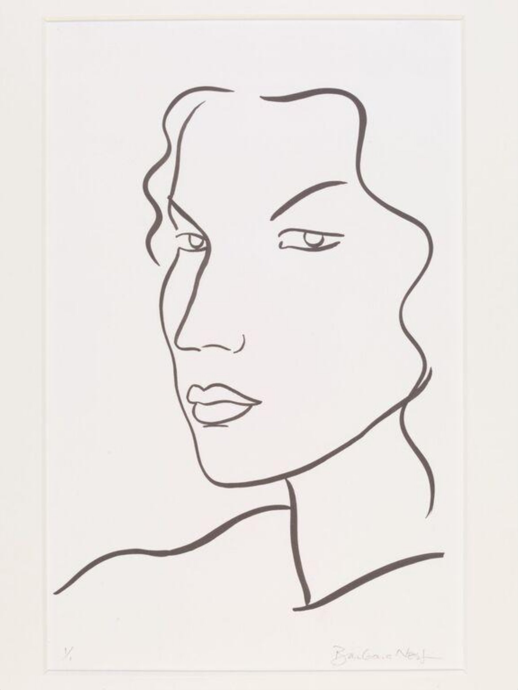 Portrait of Gisele Bündchen, Barbara Nessim, 1998