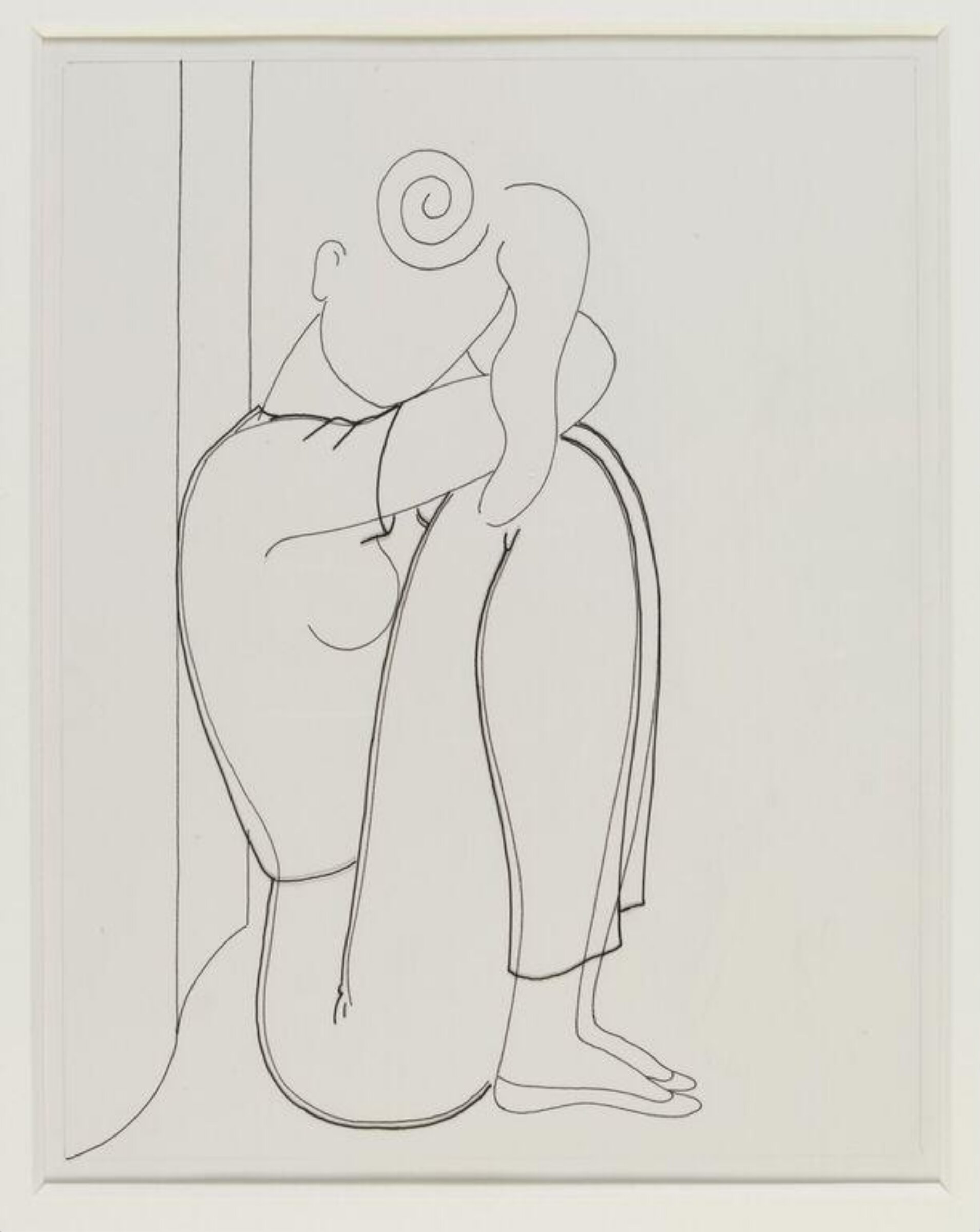 Seated Figure #2, Barbara Nessim, 1991