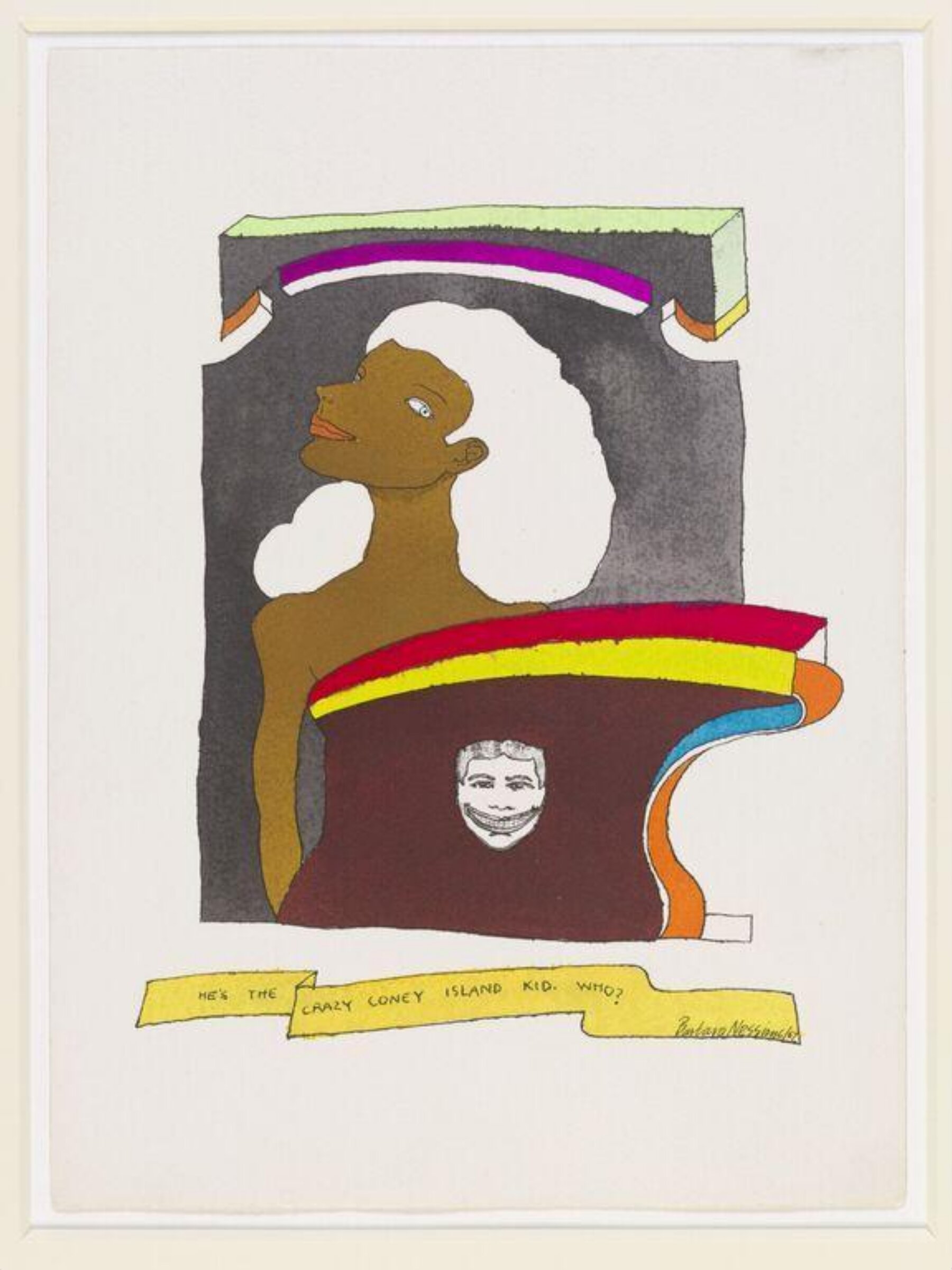 He's the Crazy Coney Island Kid, Who?, Barbara Nessim, 1967