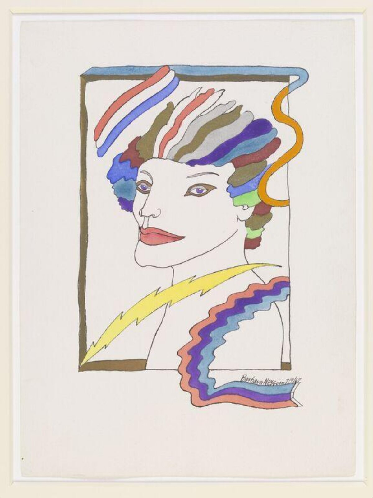 Weekend in Woodstock, Barbara Nessim, 1967