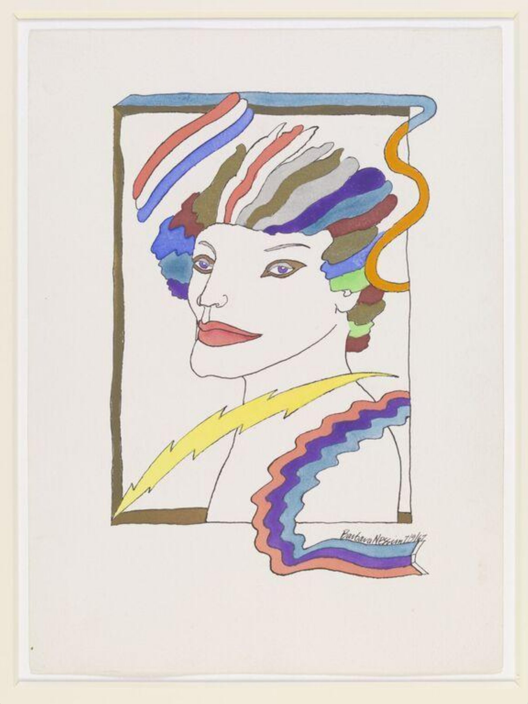 Weekend in Woodstock, Barbara Nessim, 1967