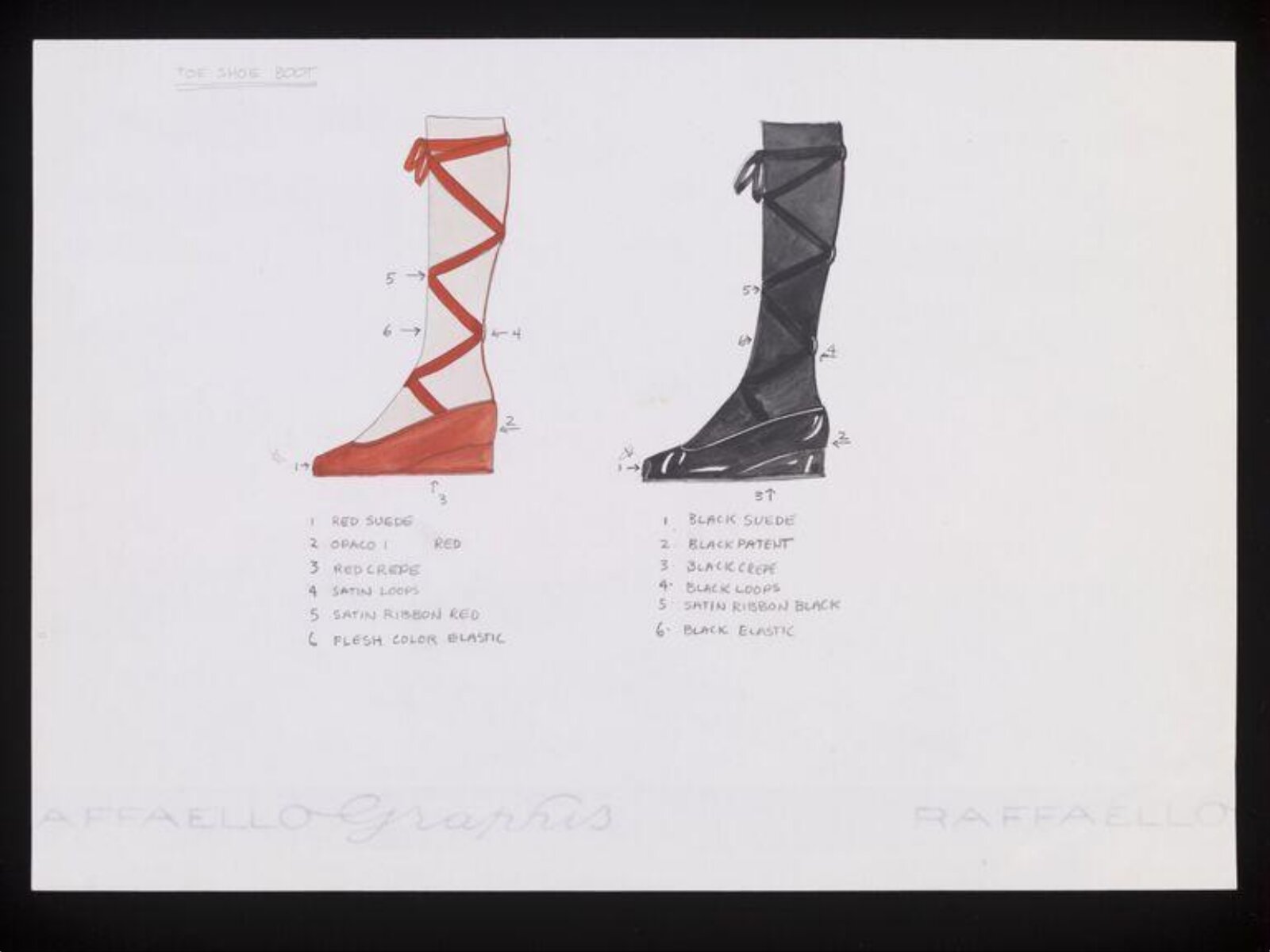 Toe Shoe Boot, Barbara Nessim, 1973