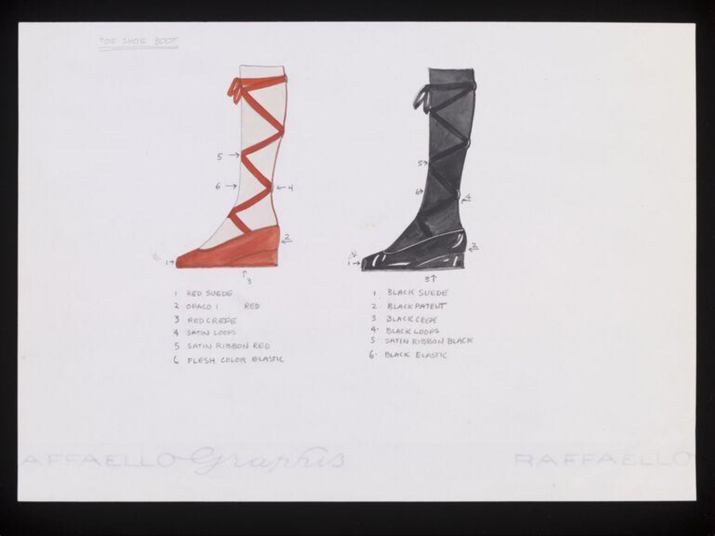 Toe Shoe Boot, Barbara Nessim, 1973