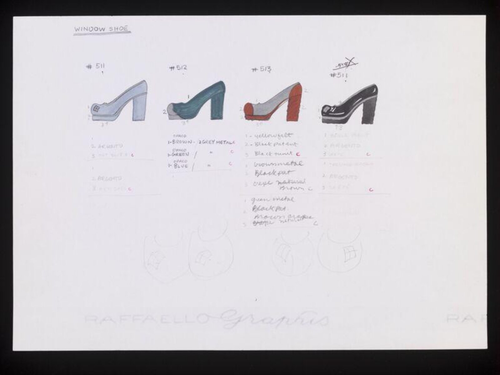 Window Shoe, Barbara Nessim, 1973