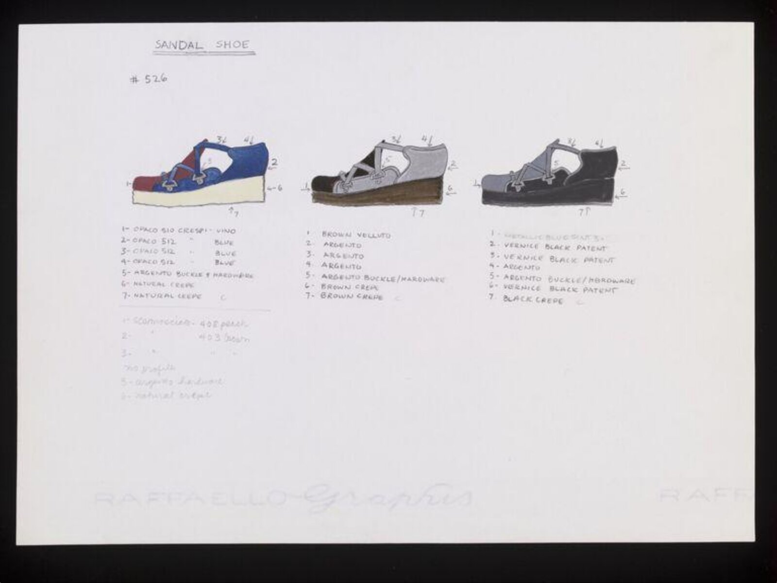 Sandal Shoe, Barbara Nessim, 1973