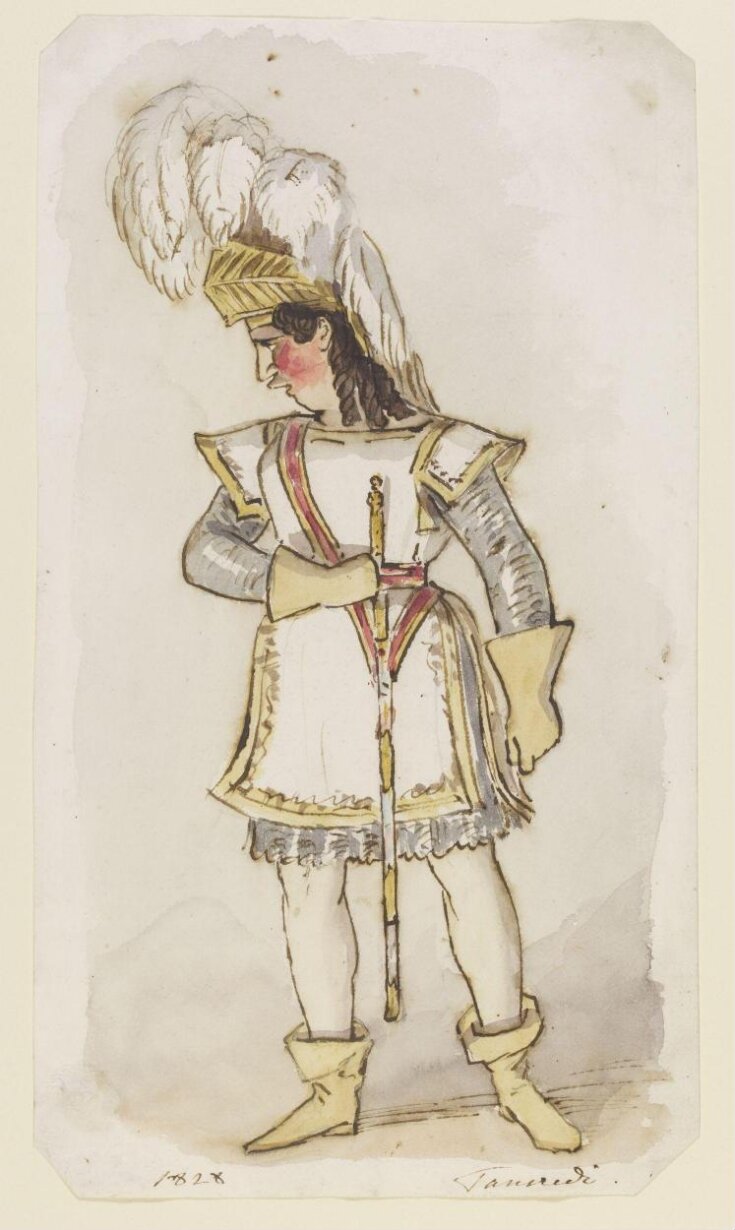 design for costume from Tancredi top image