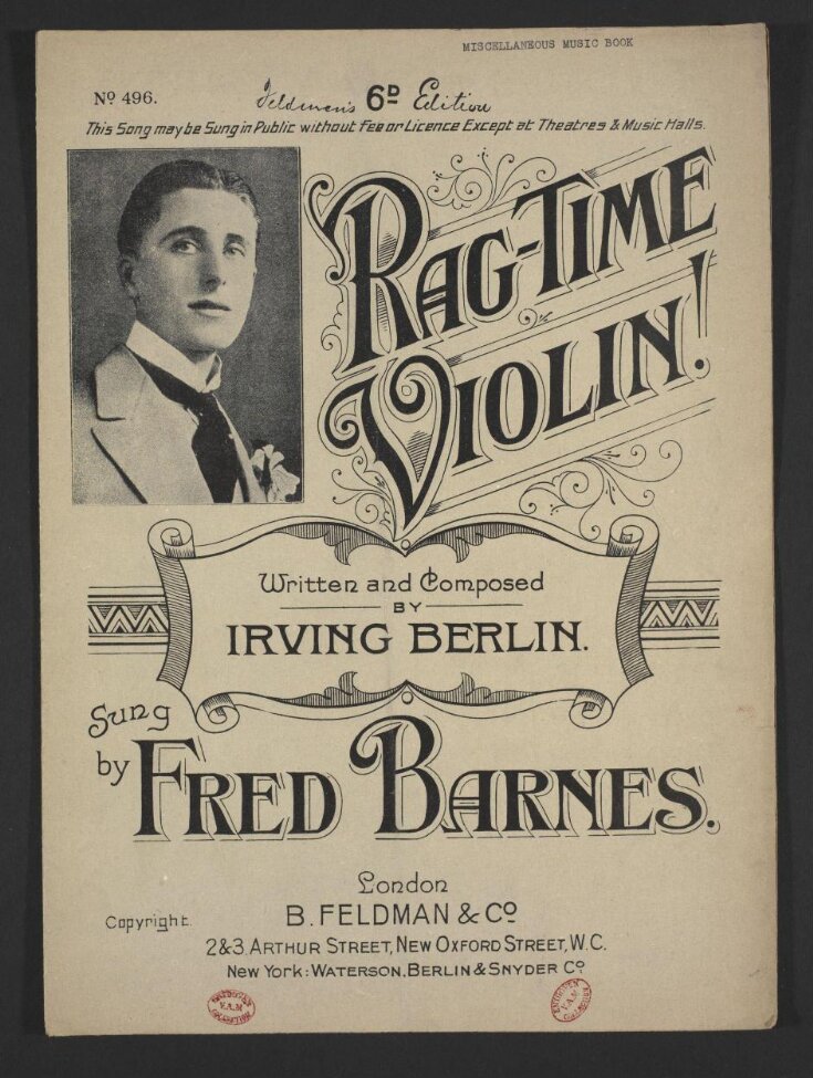 Rag-time Violin! top image