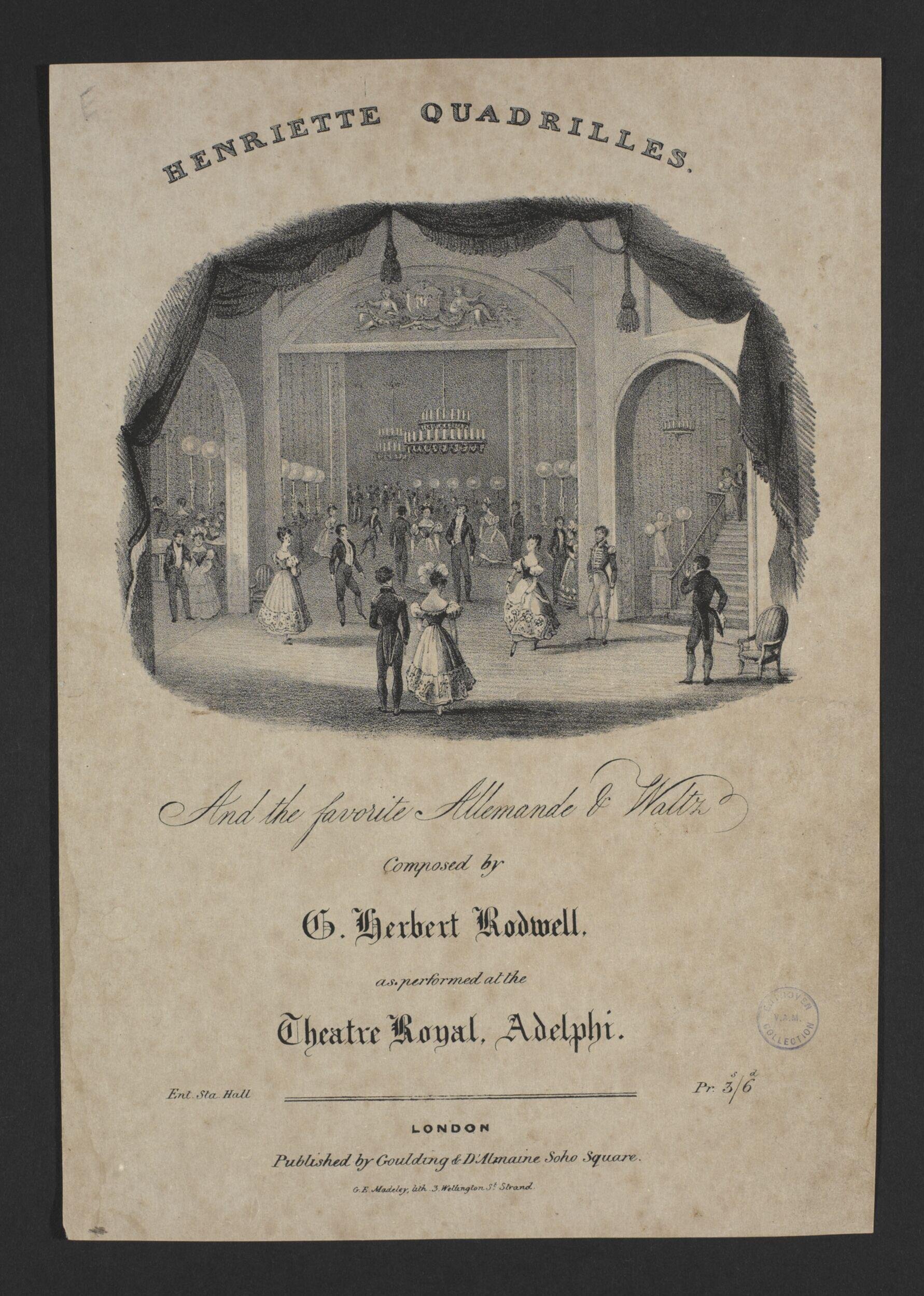 Henriette Quadrilles by Rodwell, George Herbert Buonaparte