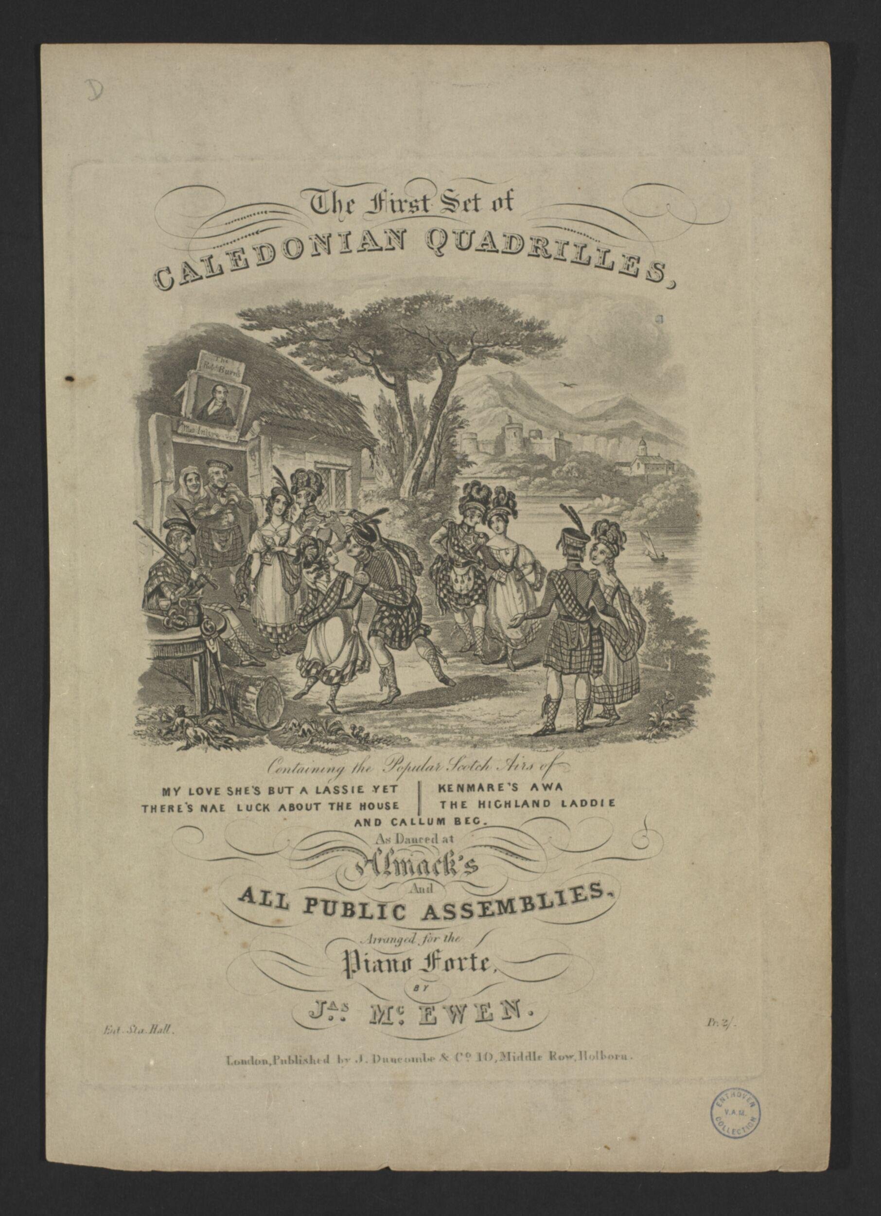 The First Set of Caledonian Quadrilles by McEwen, James