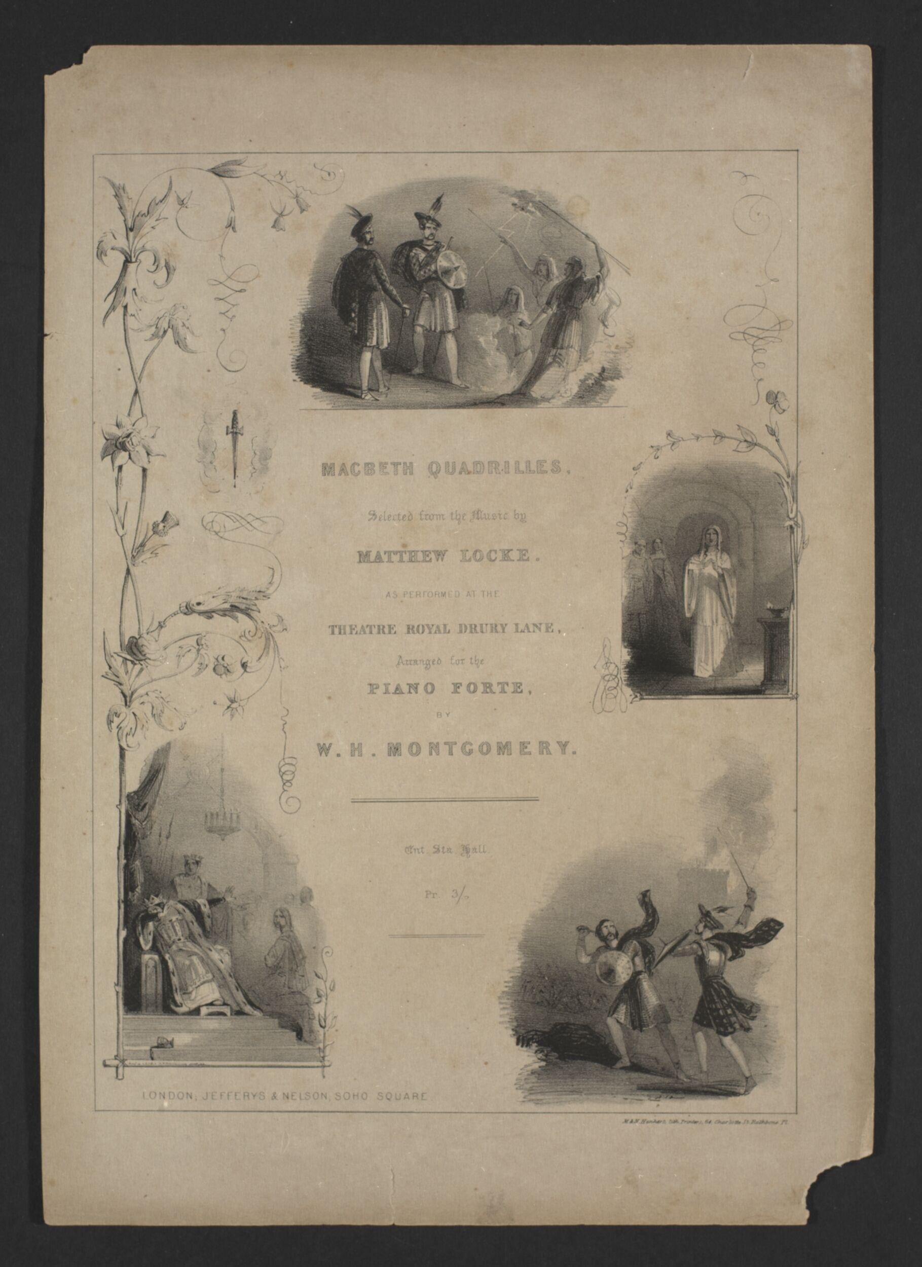 Macbeth Quadrilles by Lock, Matthew