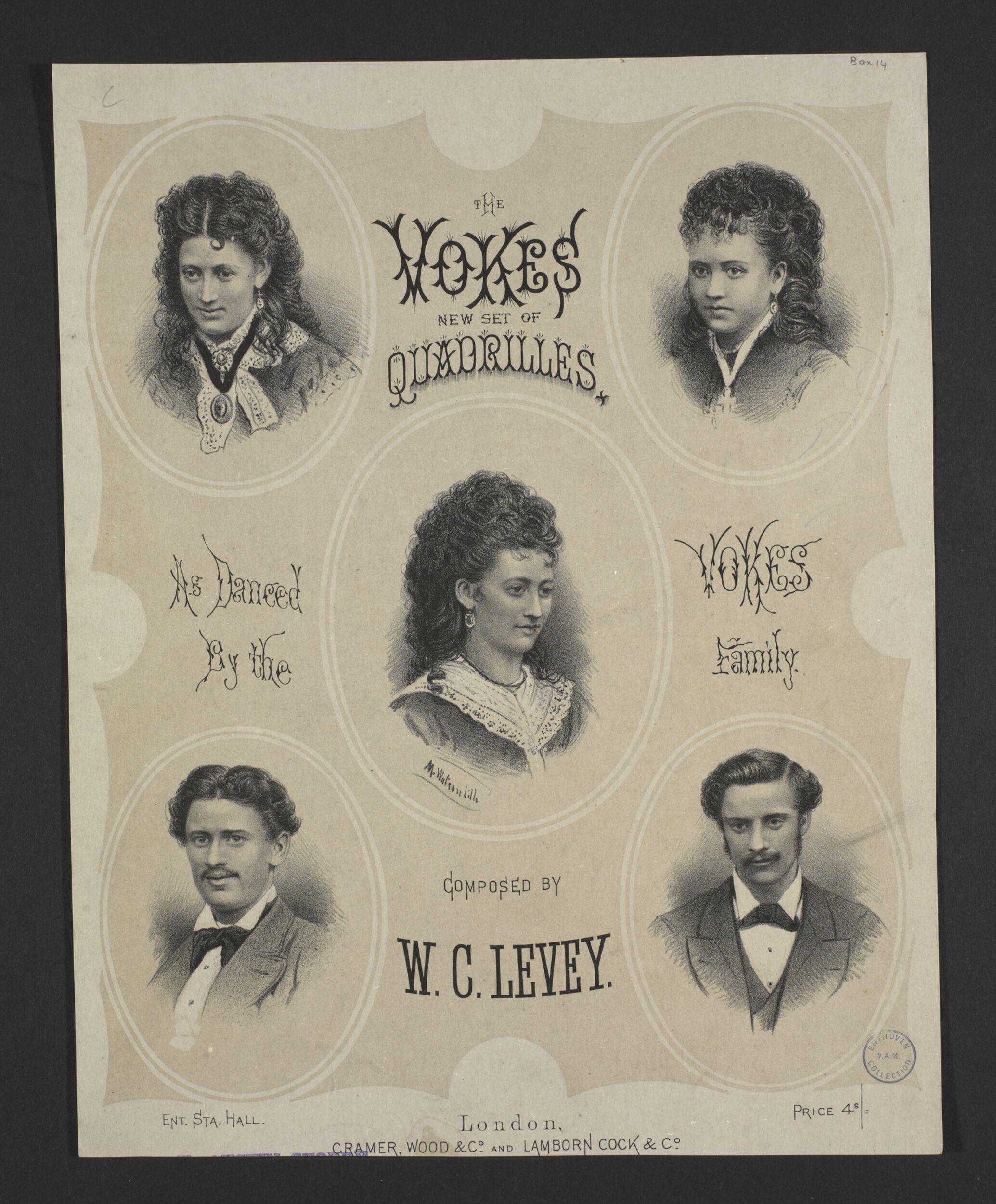 The Vokes New Set of Quadrilles by Levey, W.C.
