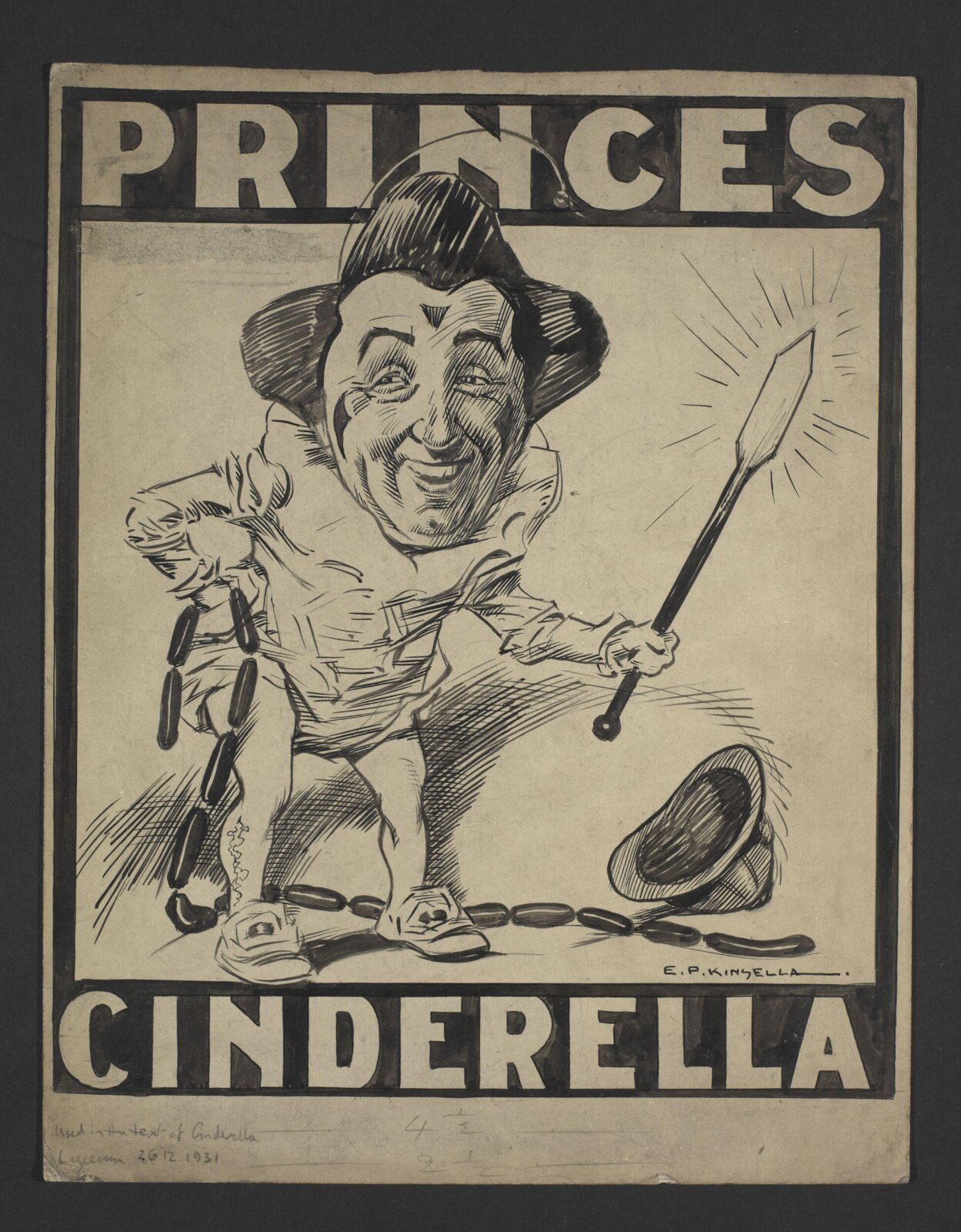 Princes Theatre/Cinderella, Edward Patrick Kinsella, 1931