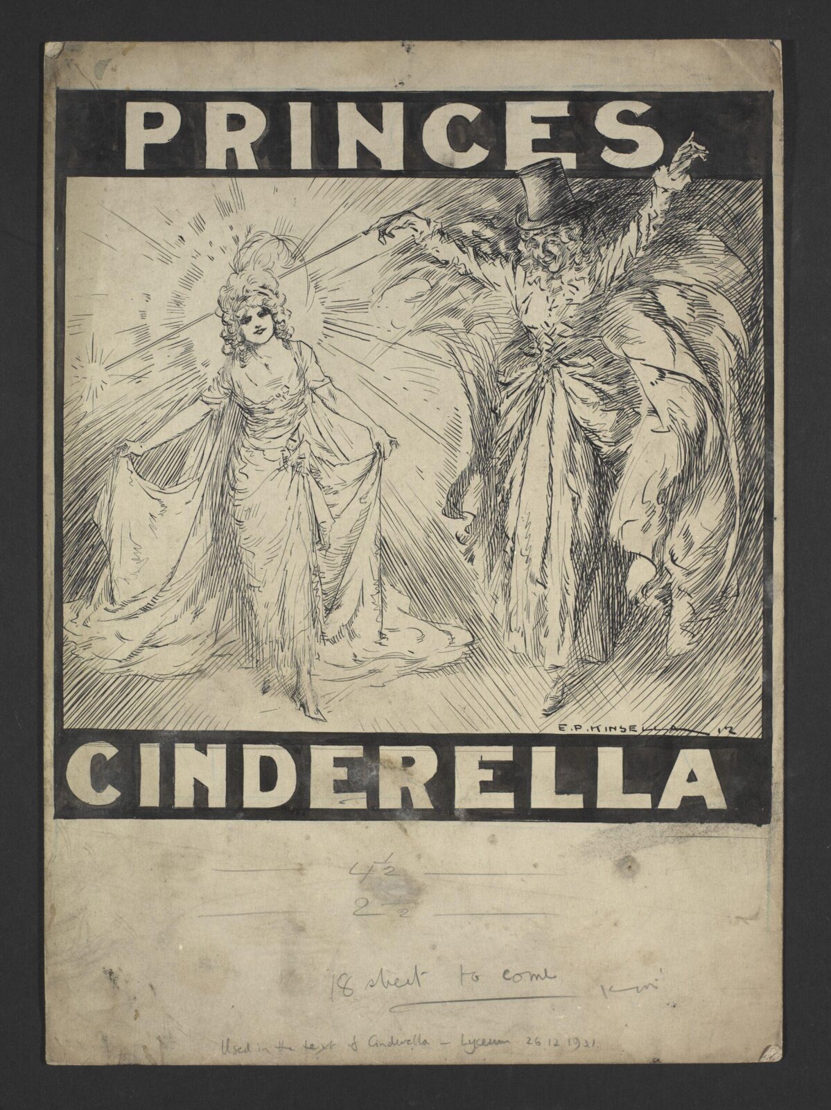 Princes Theatre/Cinderella, Edward Patrick Kinsella, 1931