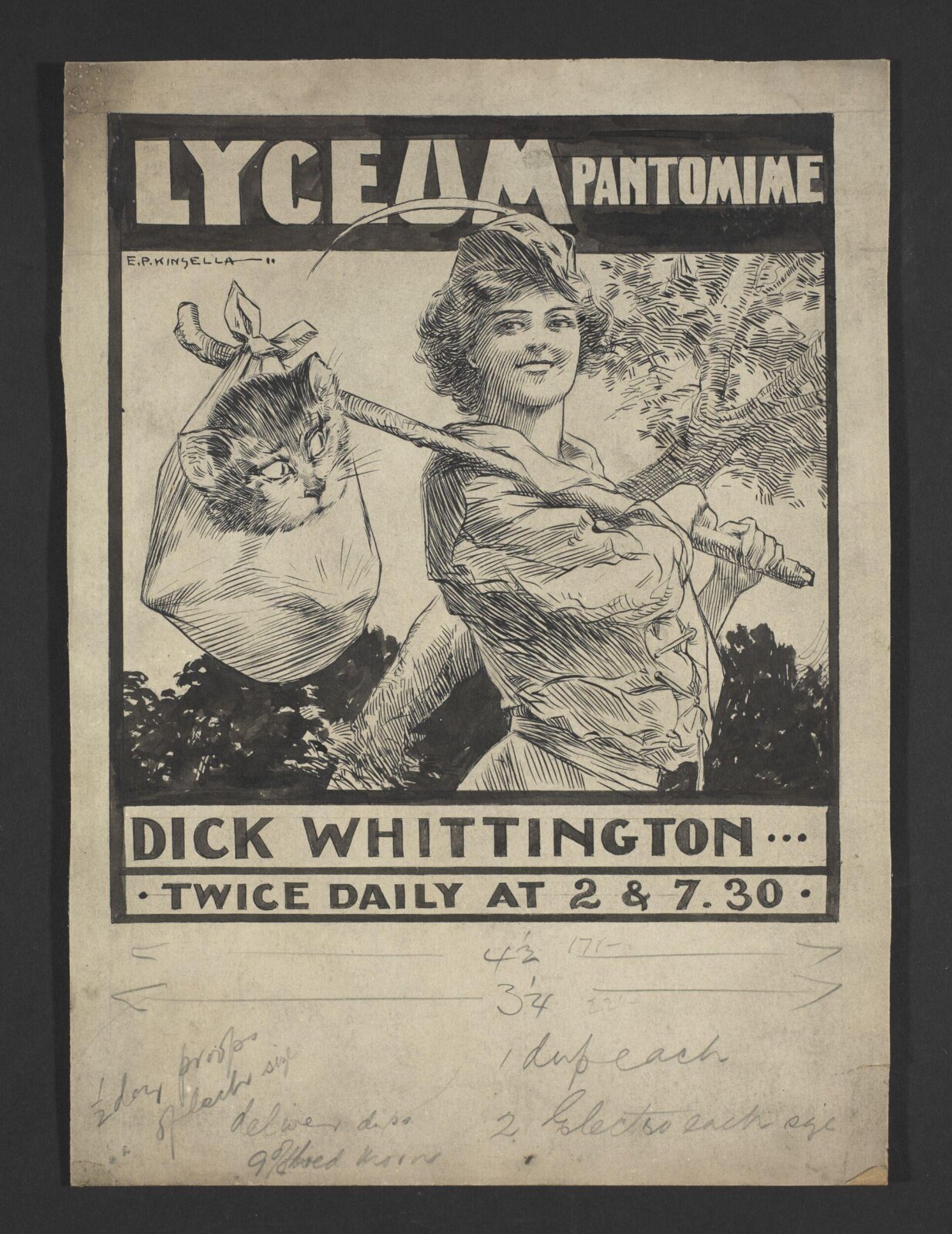 Lyceum/Pantomime, Edward Patrick Kinsella, 1919