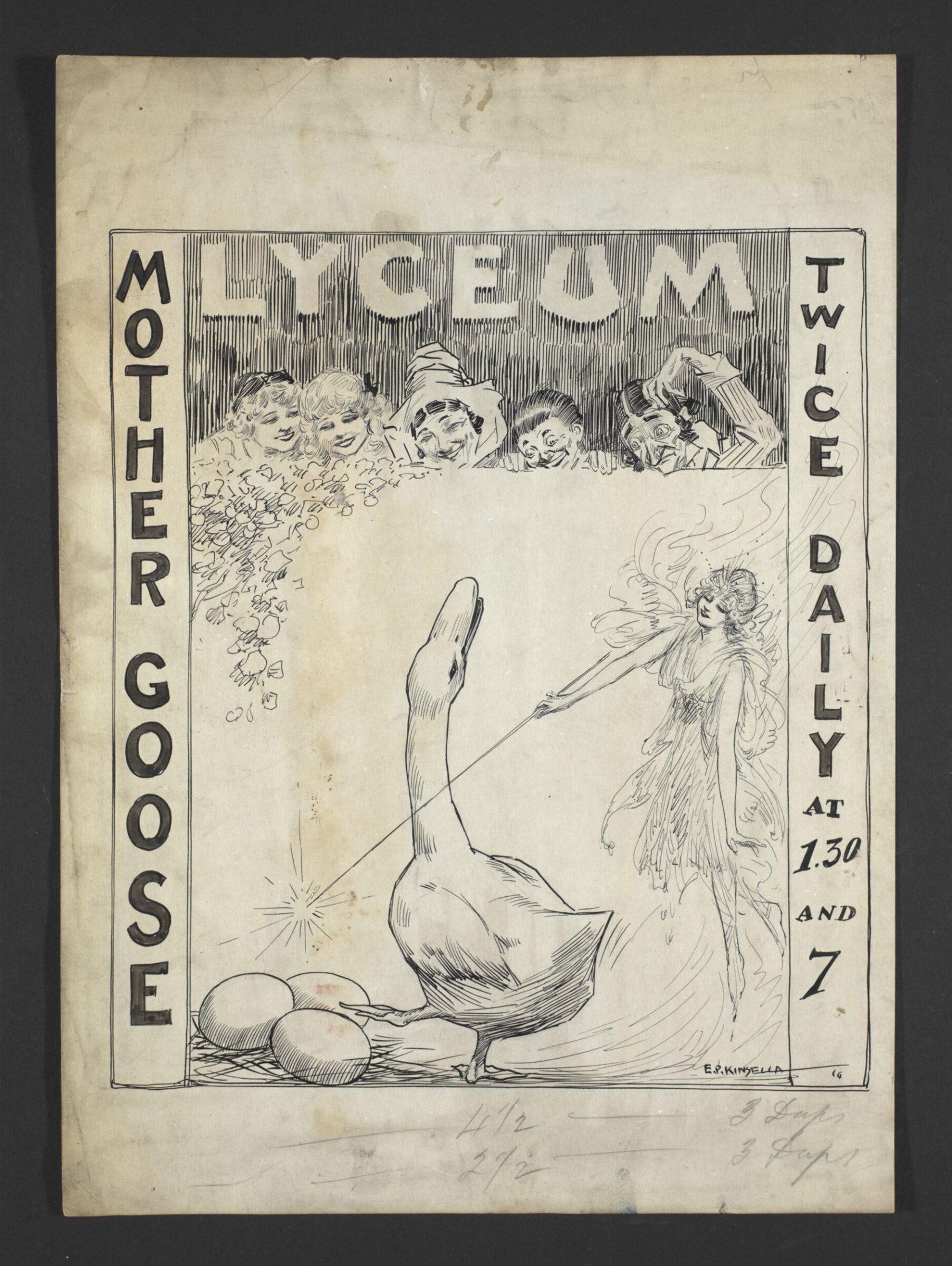 Lyceum/Pantomime, Edward Patrick Kinsella, 1916-7