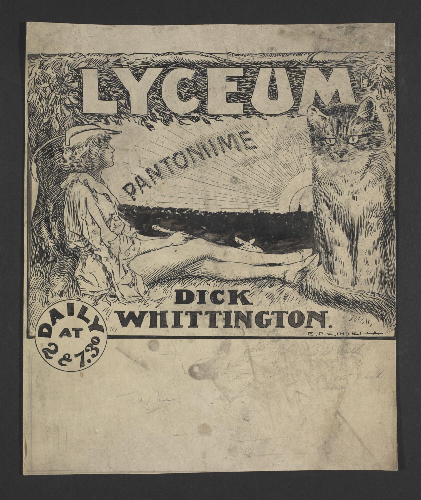 Lyceum/Pantomime, Edward Patrick Kinsella, 1919