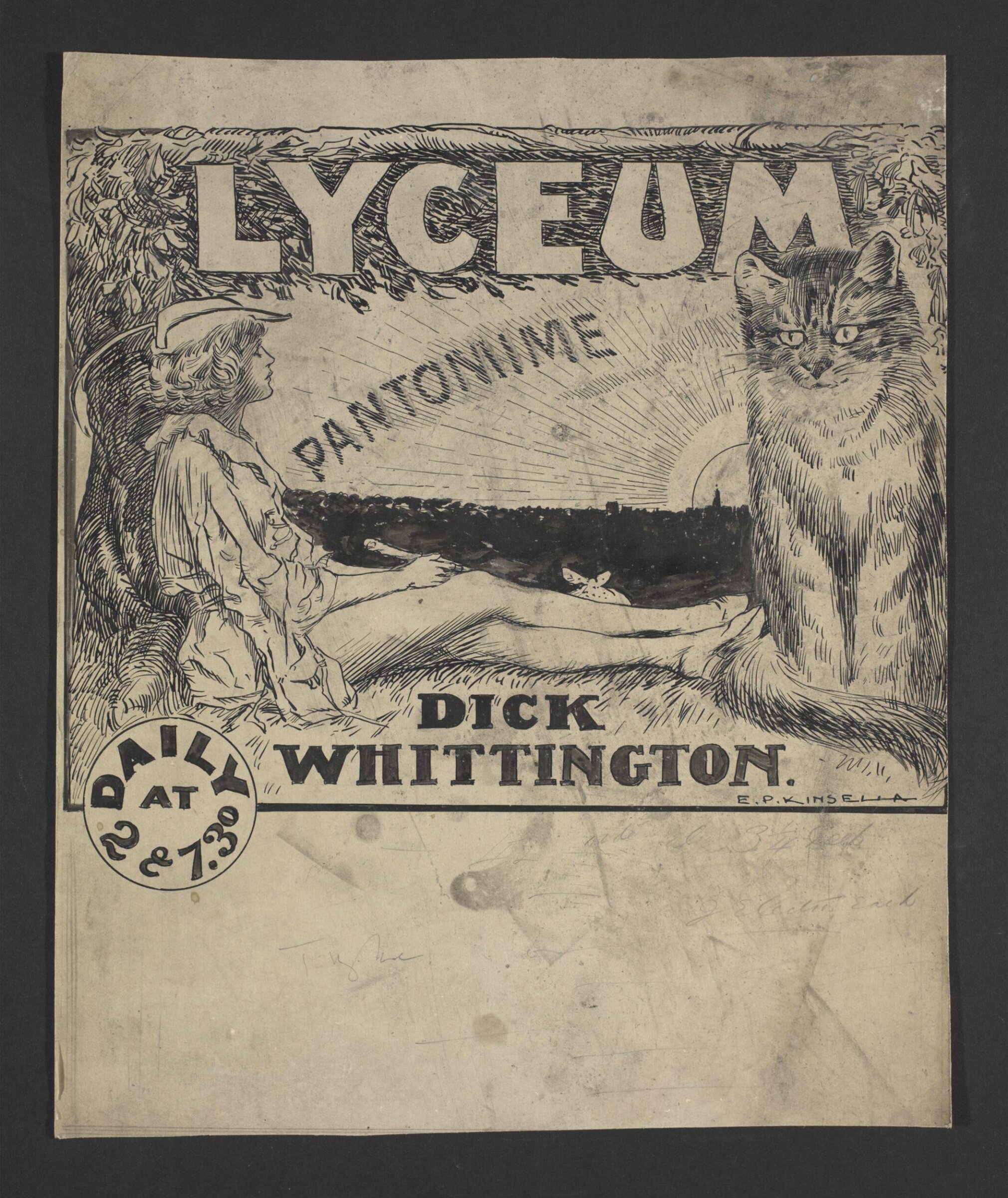 Lyceum/Pantomime, Edward Patrick Kinsella, 1919