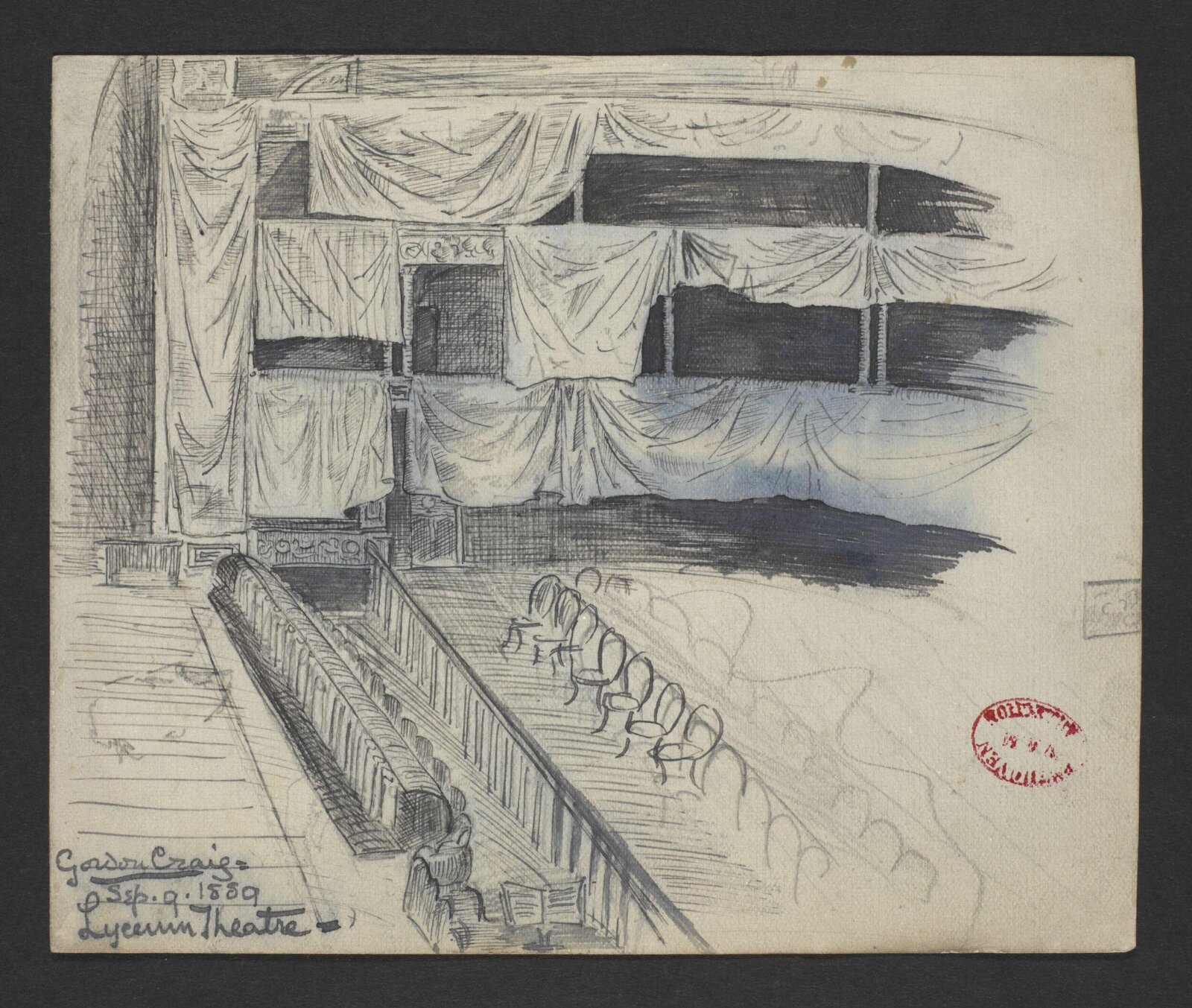 Lyceum Theatre, Edward Gordon Craig, 1889
