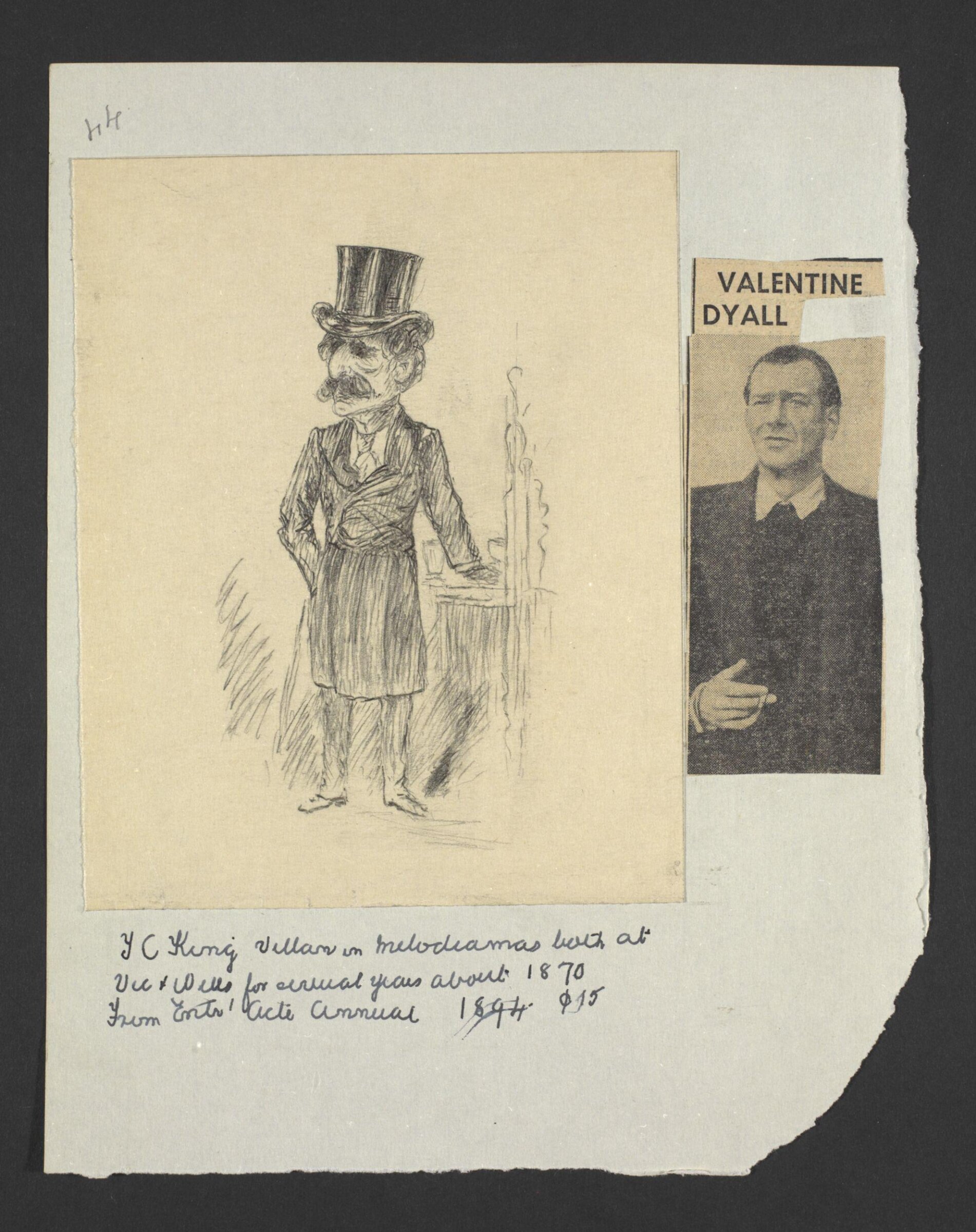 Drawing, Alfred Bryan, ca. 1894