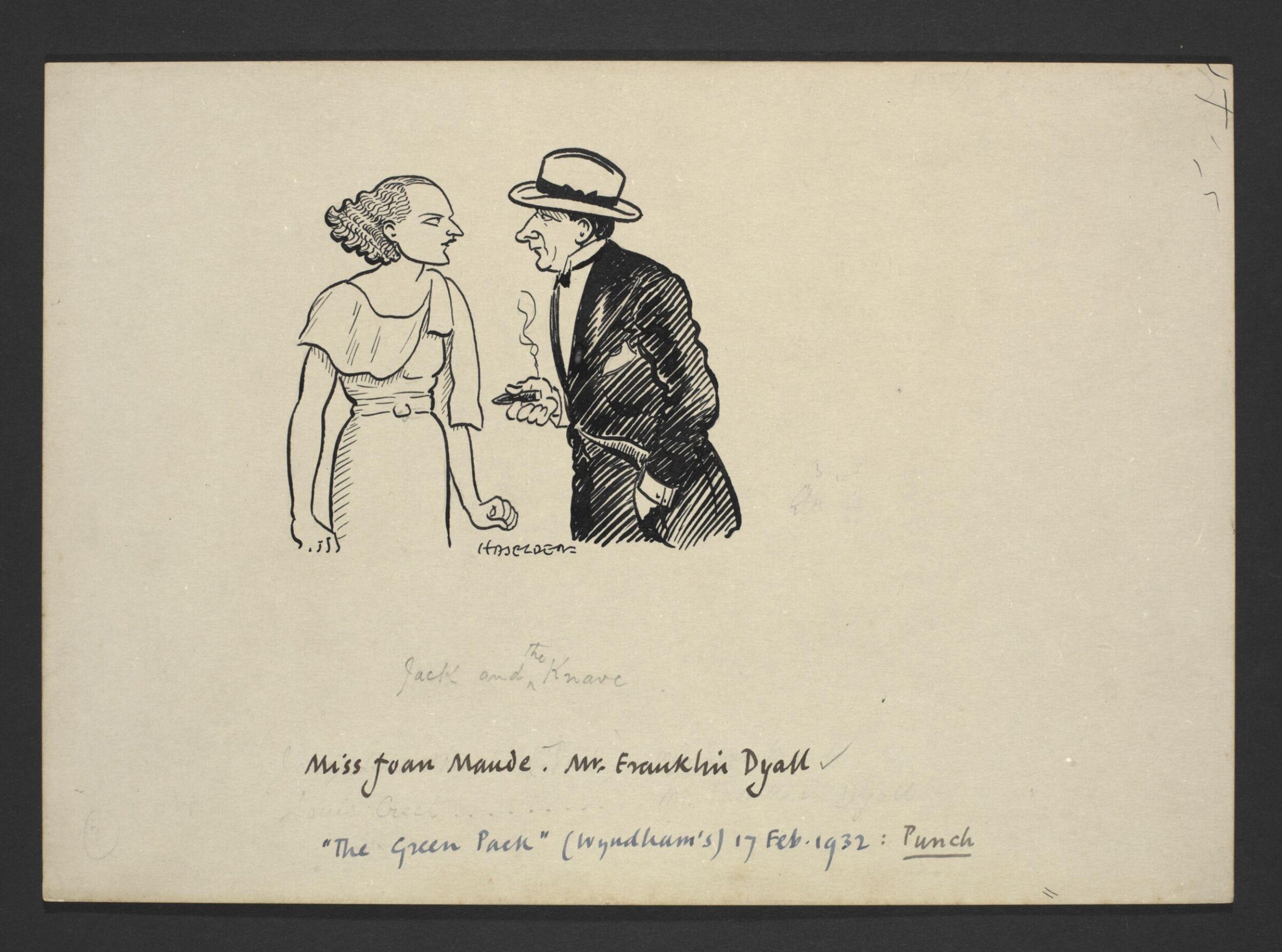 Drawing, Haselden, 1932