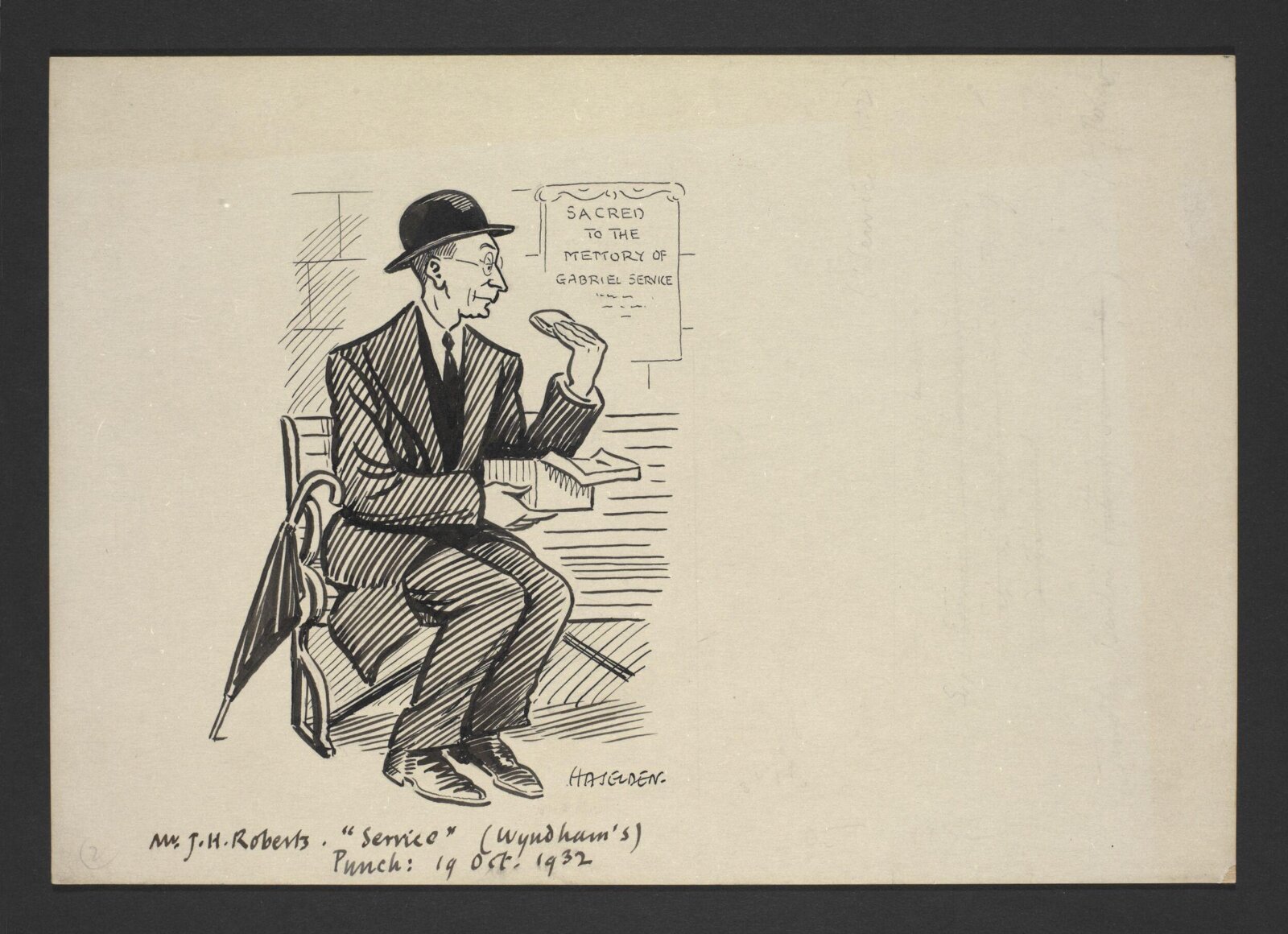 Drawing, Haselden, 1932